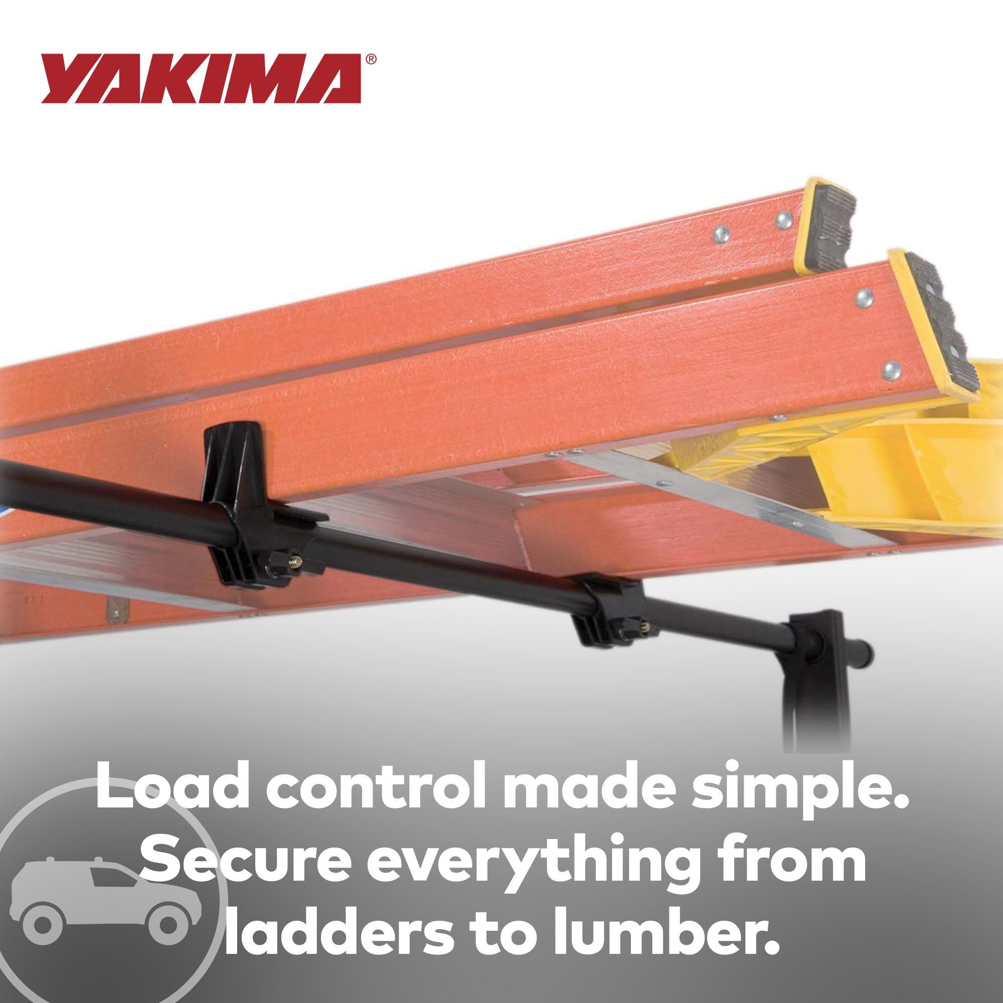 Yakima LoadStop L-Shaped Brackets Compatible with Yakima RoundBar, Set of 4 - VMInnovations