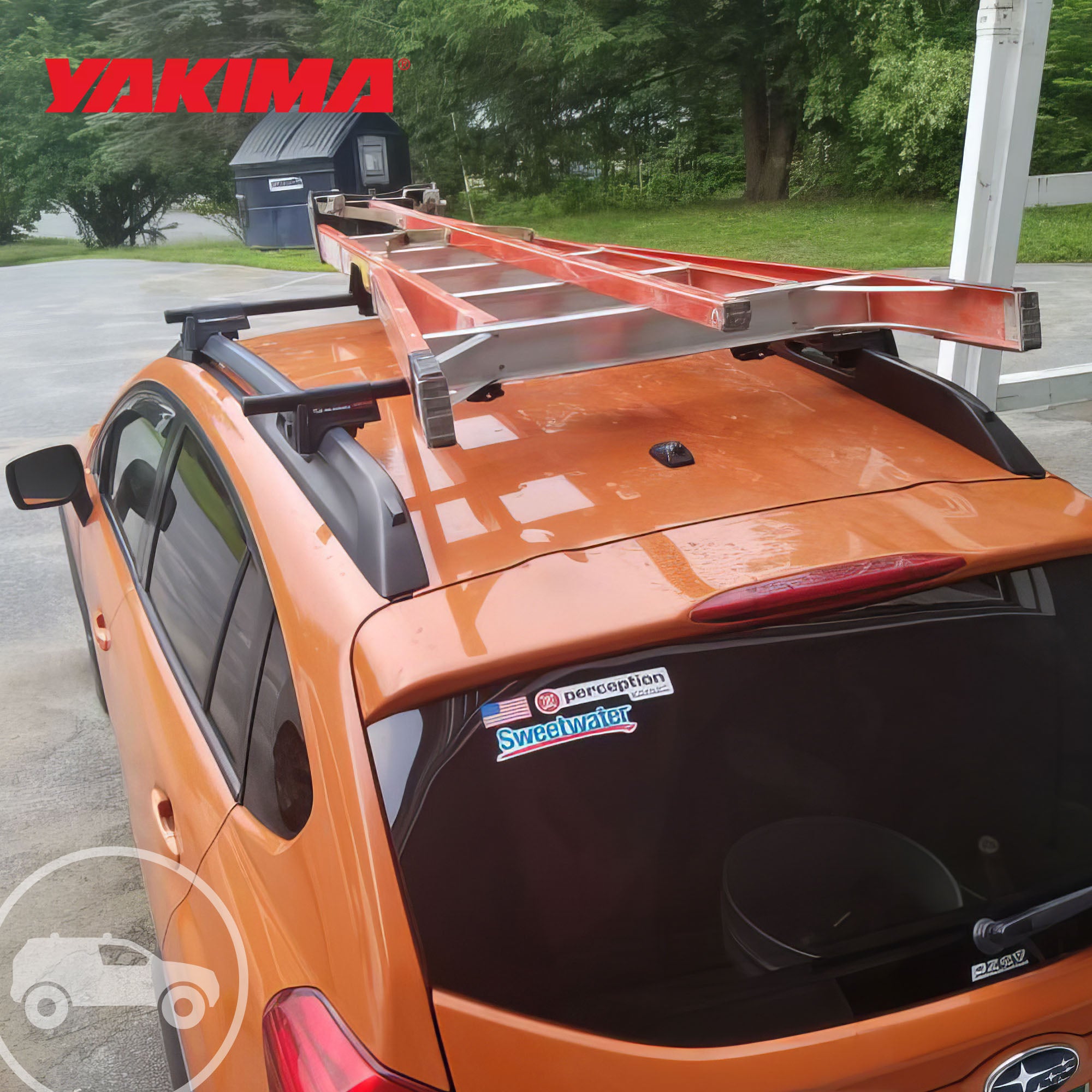 Yakima LoadStop L-Shaped Brackets Compatible w/Yakima RoundBar, 4pc (Open Box)