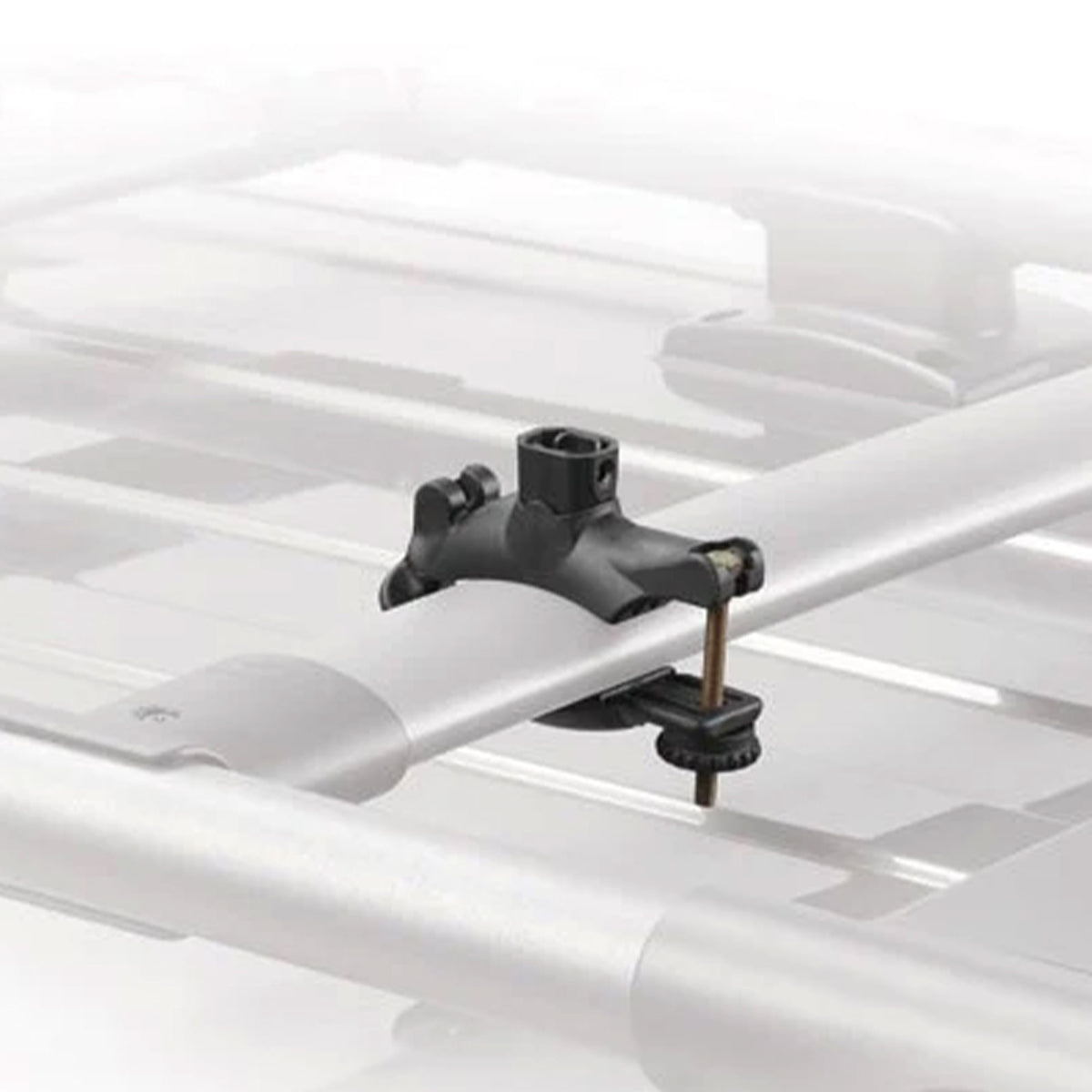 Yakima Universal MightyMount Mounts Aero or Factory Crossbars, Black, Set of 4 - VMInnovations