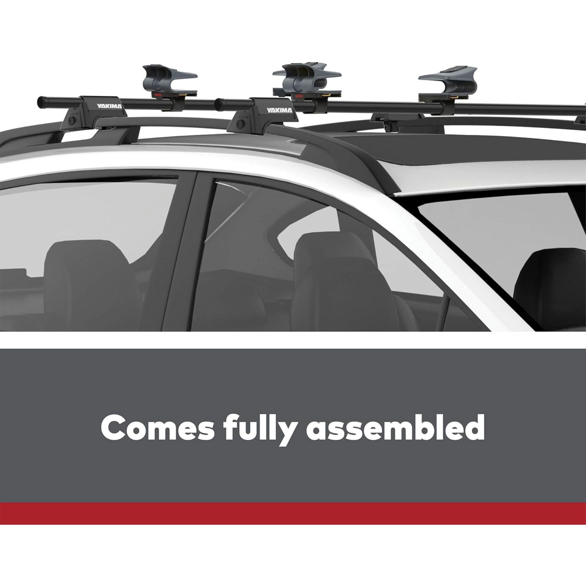 YAKIMA EvenKeel Saddle Style Rooftop Mounted Boat Rack for Vehicles, Set of 4 - VMInnovations
