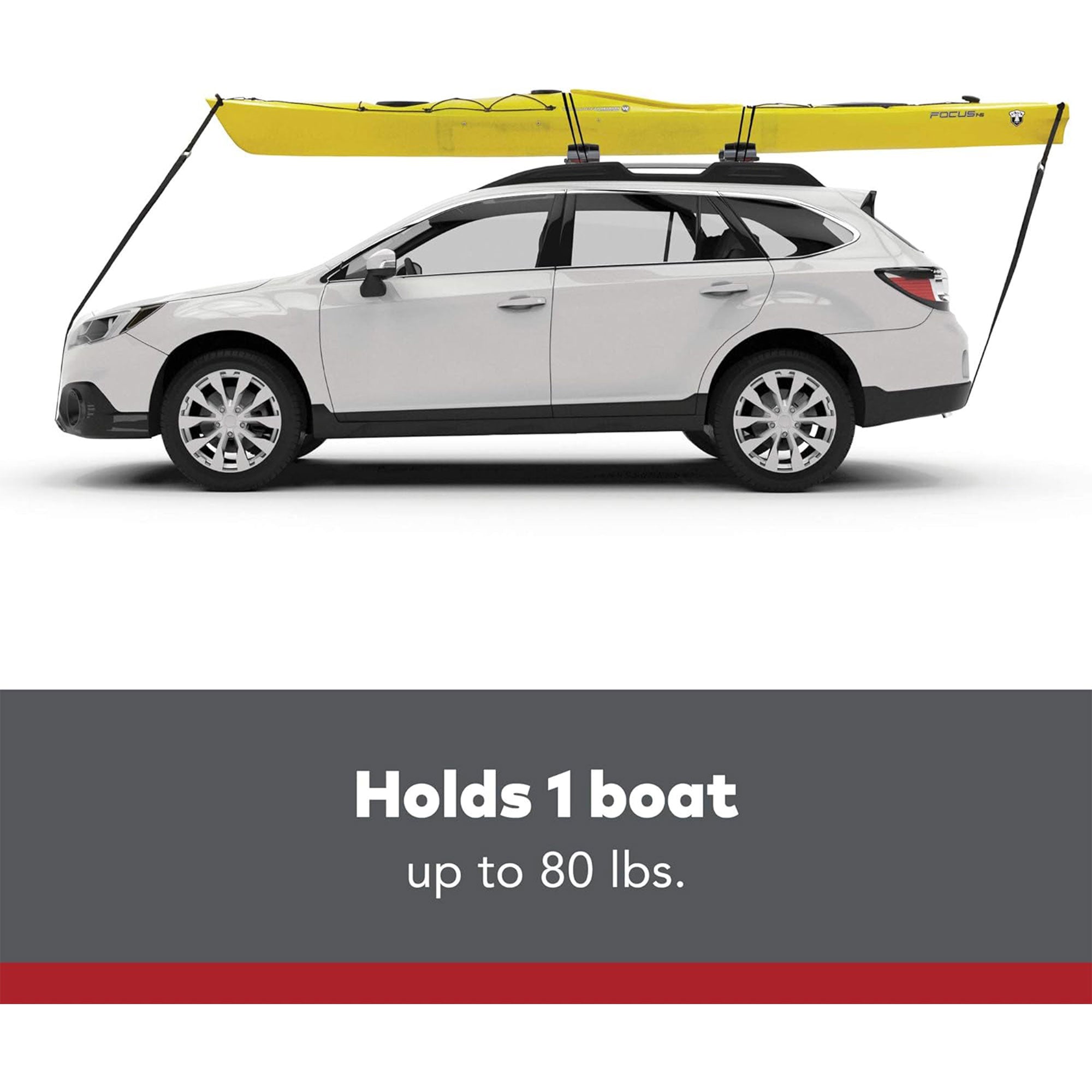 YAKIMA EvenKeel Saddle Style Rooftop Mounted Boat Rack for Vehicles, Set of 4 - VMInnovations