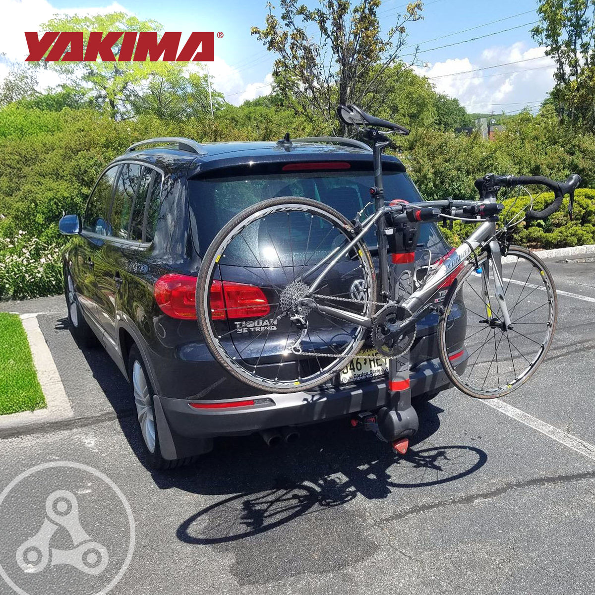 Yakima Tilt Away Hitch Bike Rack Holds 2 Bikes for Cars, SUVs, Trucks(For Parts)