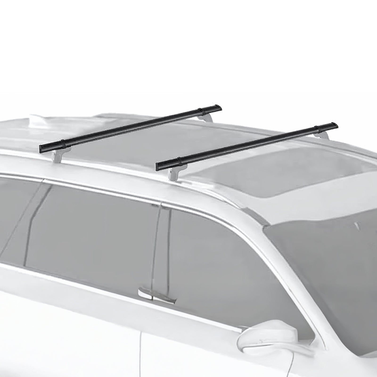 YAKIMA 70 Inch Steel CoreBar Aerodynamic Roof Rack Crossbars, Black, Set of 2 - VMInnovations