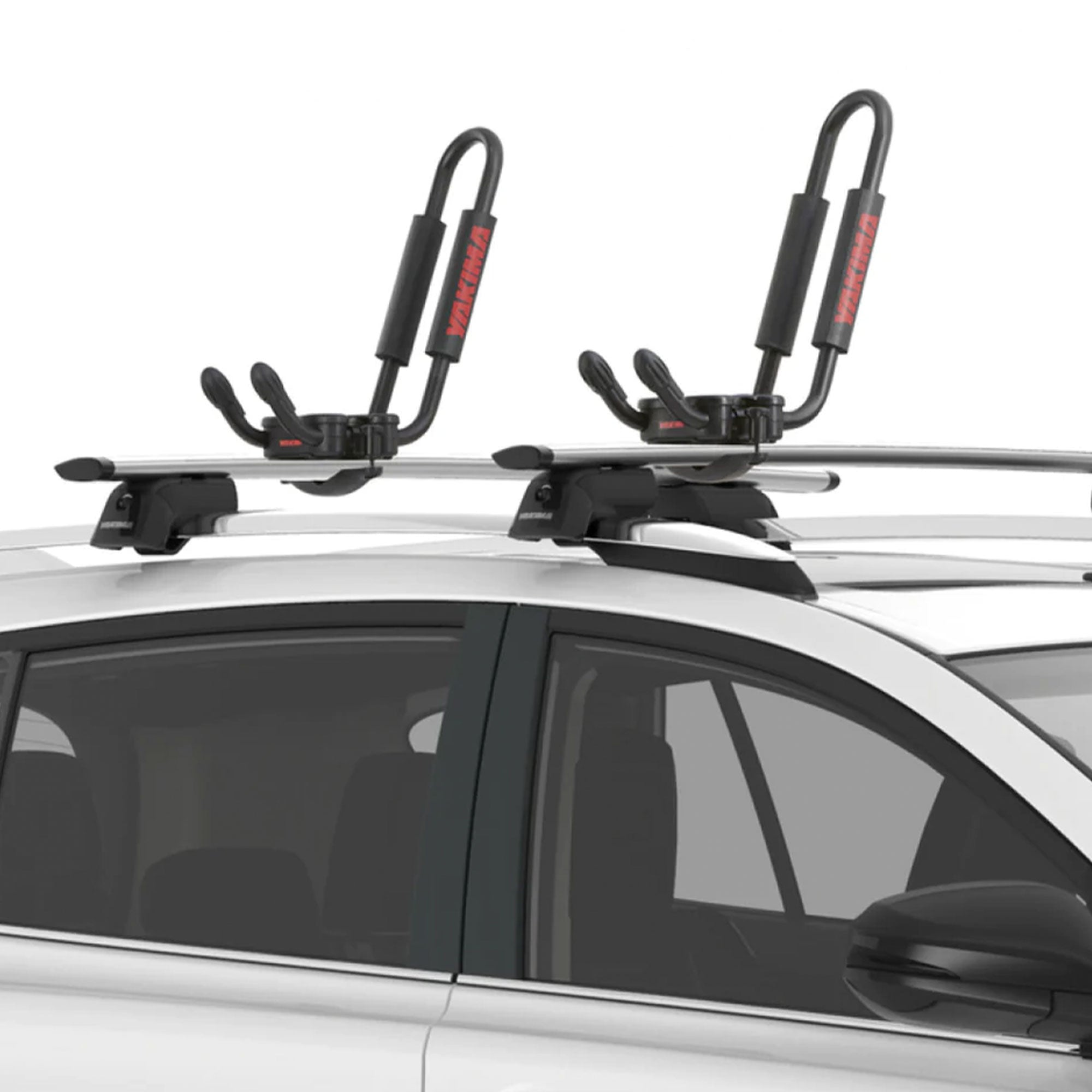 YAKIMA JayHook J-Cradle Rooftop 1 Kayak Mount, Rack w/Padding & Tie Downs (Used) - VMInnovations