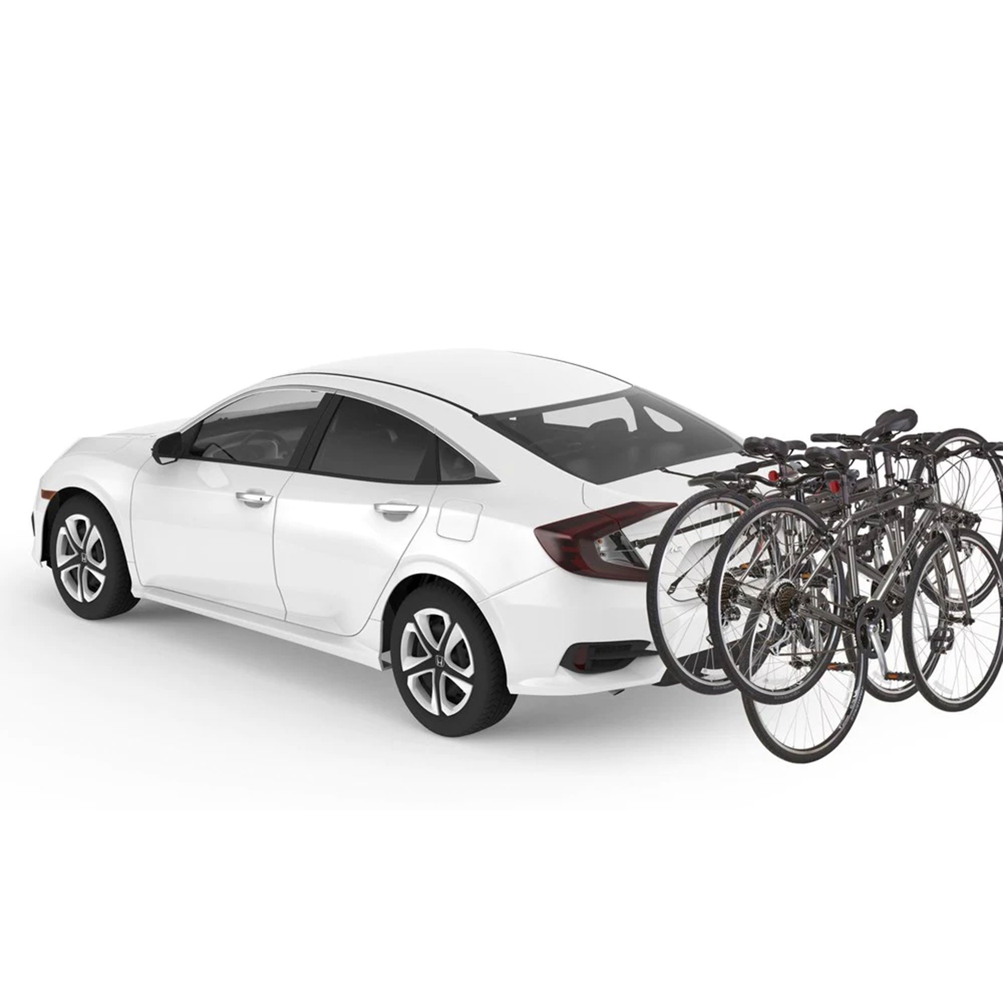 Yakima Car Trunk Compact Foldable 3 Bicycle Mount Rack Carrier, Black (Open Box) - VMInnovations