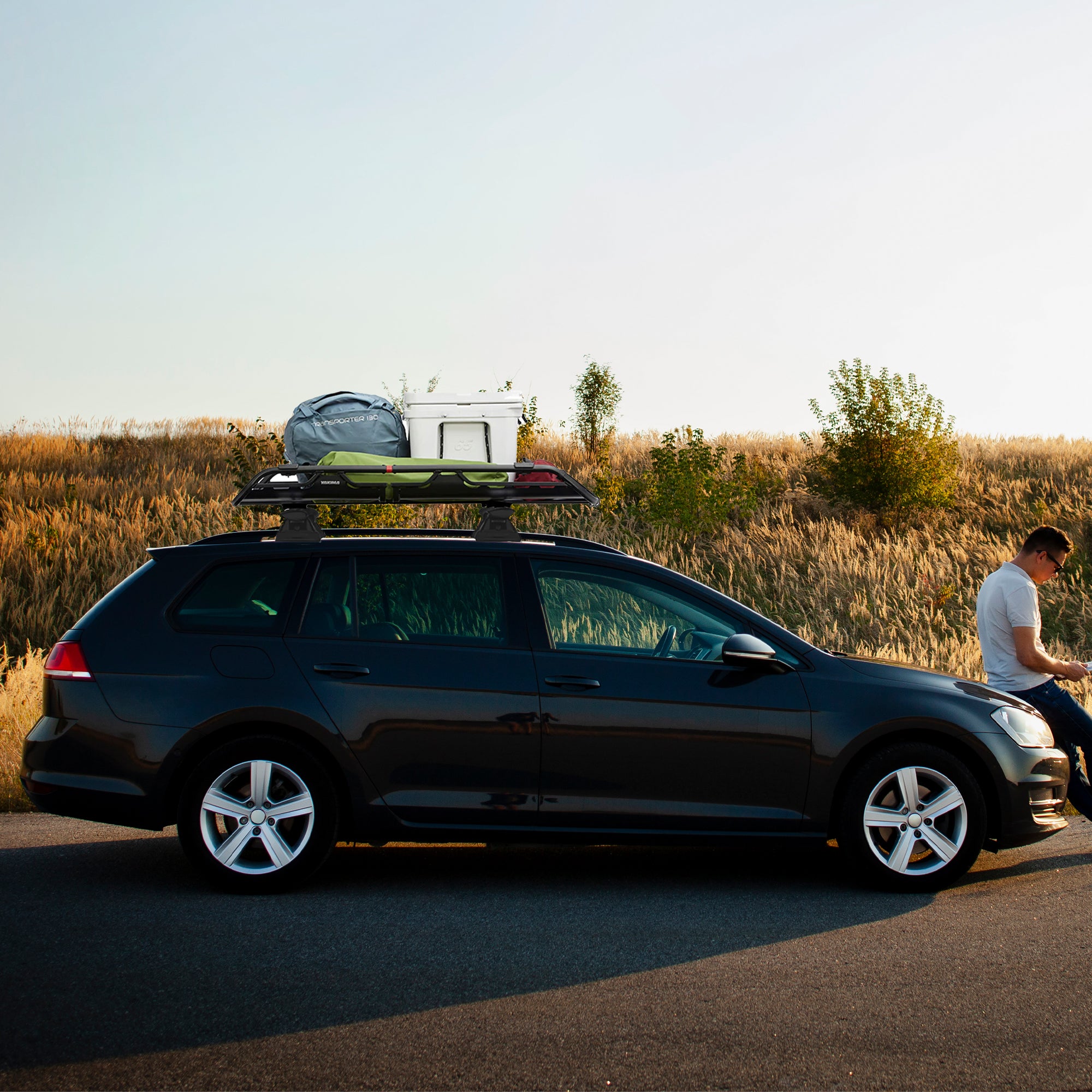 Yakima Large Cargo Basket Roof Rack, Compatible w/StreamLine Crossbars(Open Box)