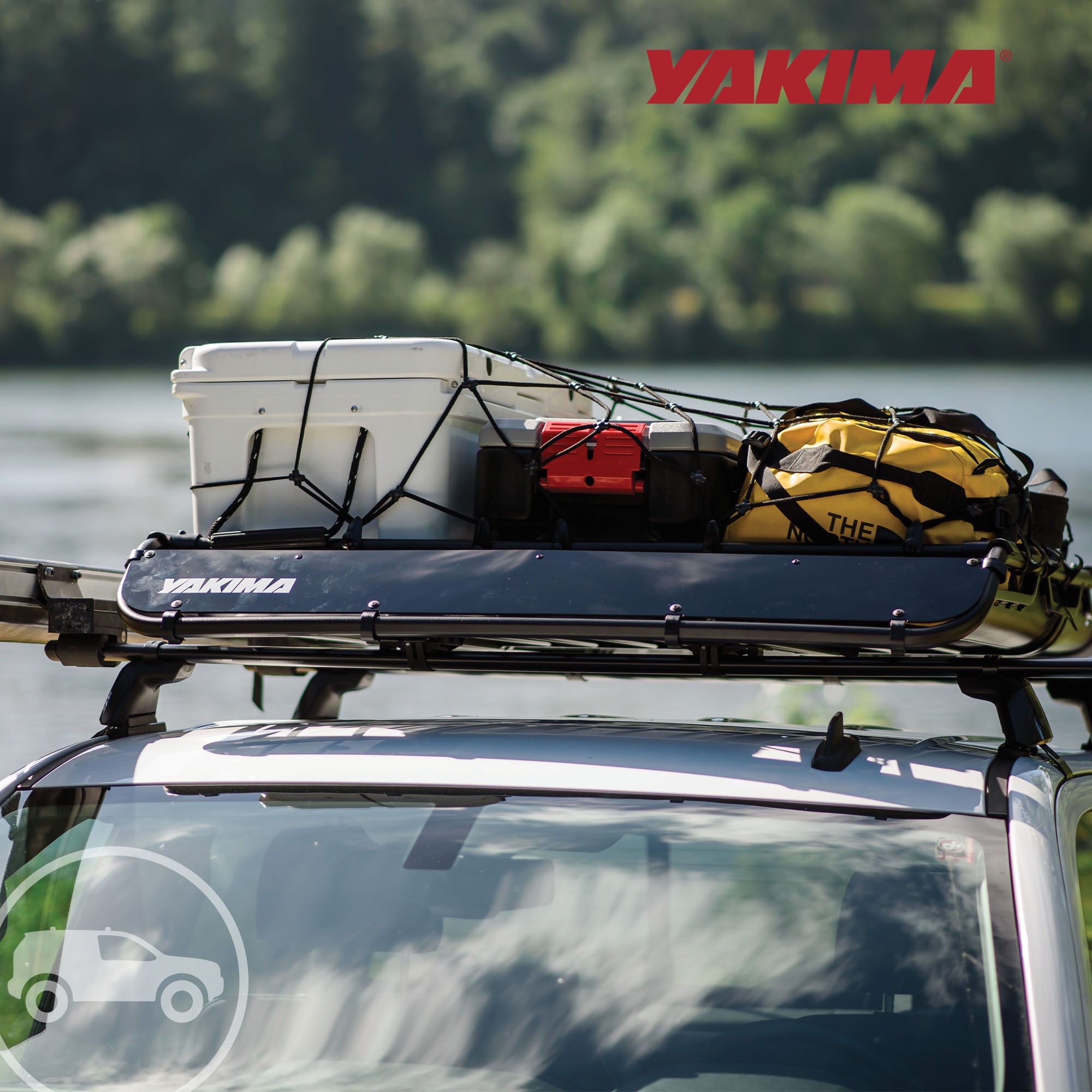 Yakima Large Cargo Basket Roof Rack, Compatible w/StreamLine Crossbars (Used) - VMInnovations
