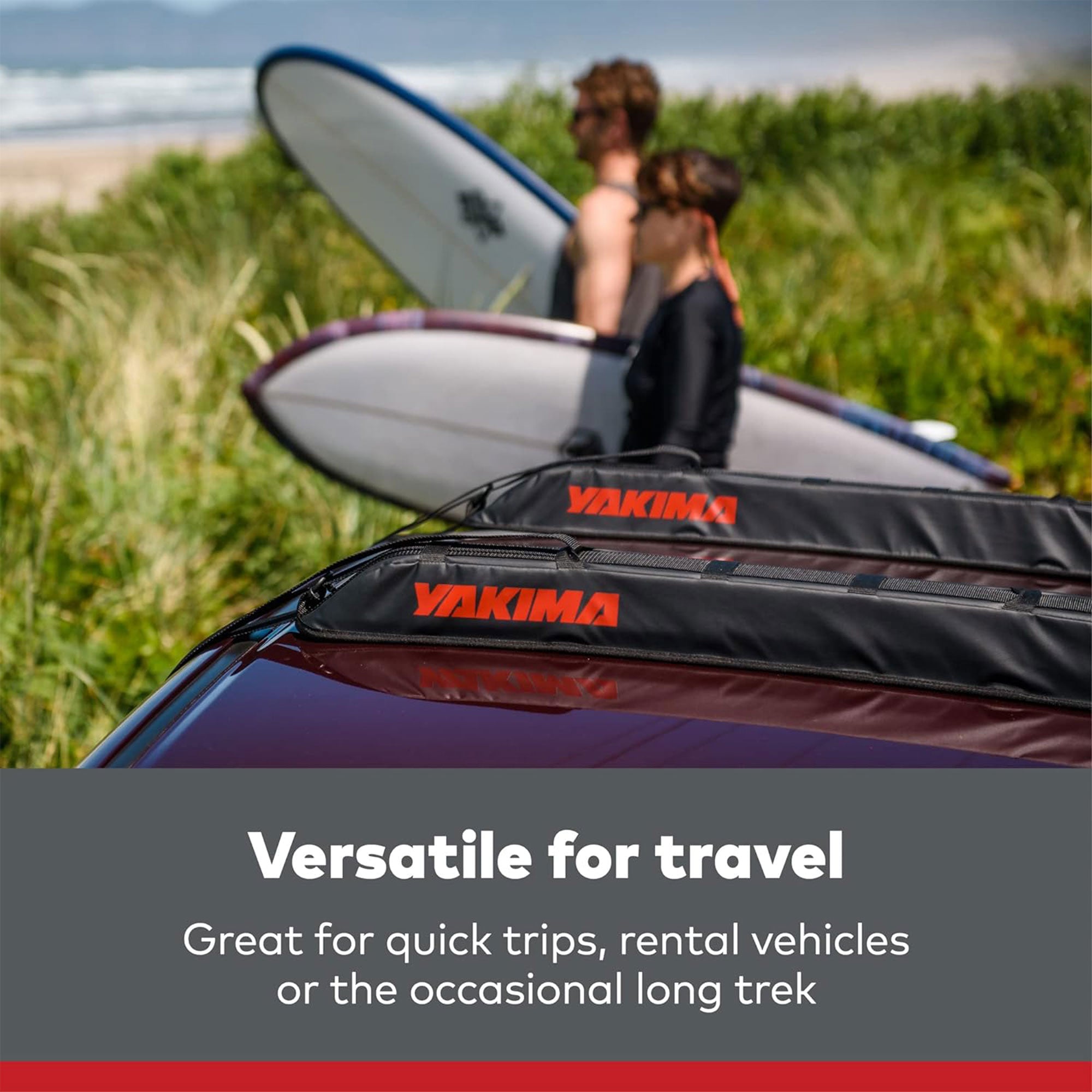 Yakima EasyTop Temporary Roof Rack with Heavy Duty Straps for Boats and Boards - VMInnovations