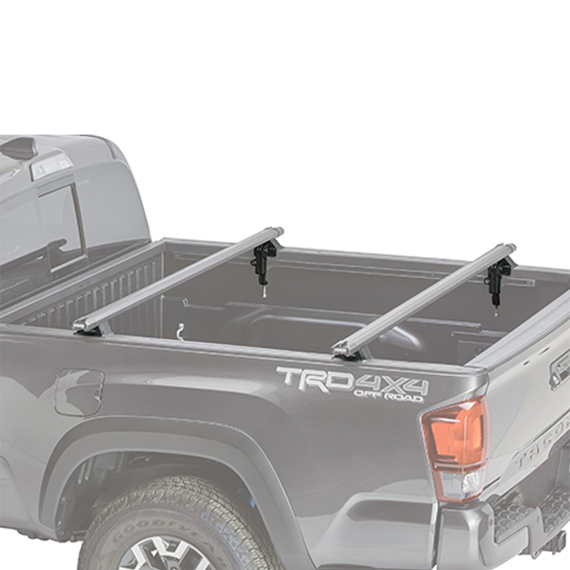 YAKIMA BedRock HD Low Profile Truck Bed Rack Towers for HD Bar Crossbar, Black - VMInnovations