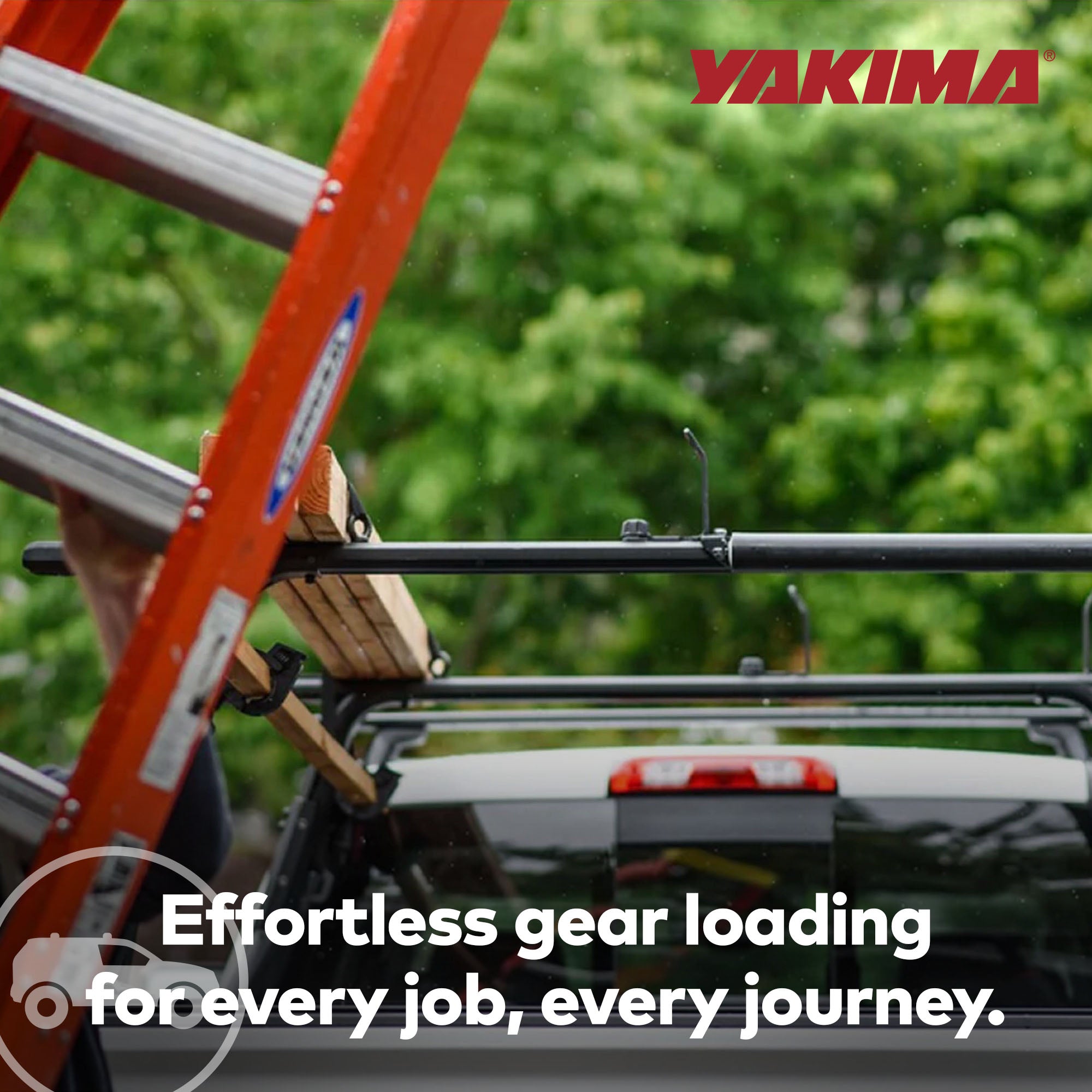 Yakima 2.5lb Steel T Slot Mounted Load Assist Ladder Roller, Blk (Open Box)