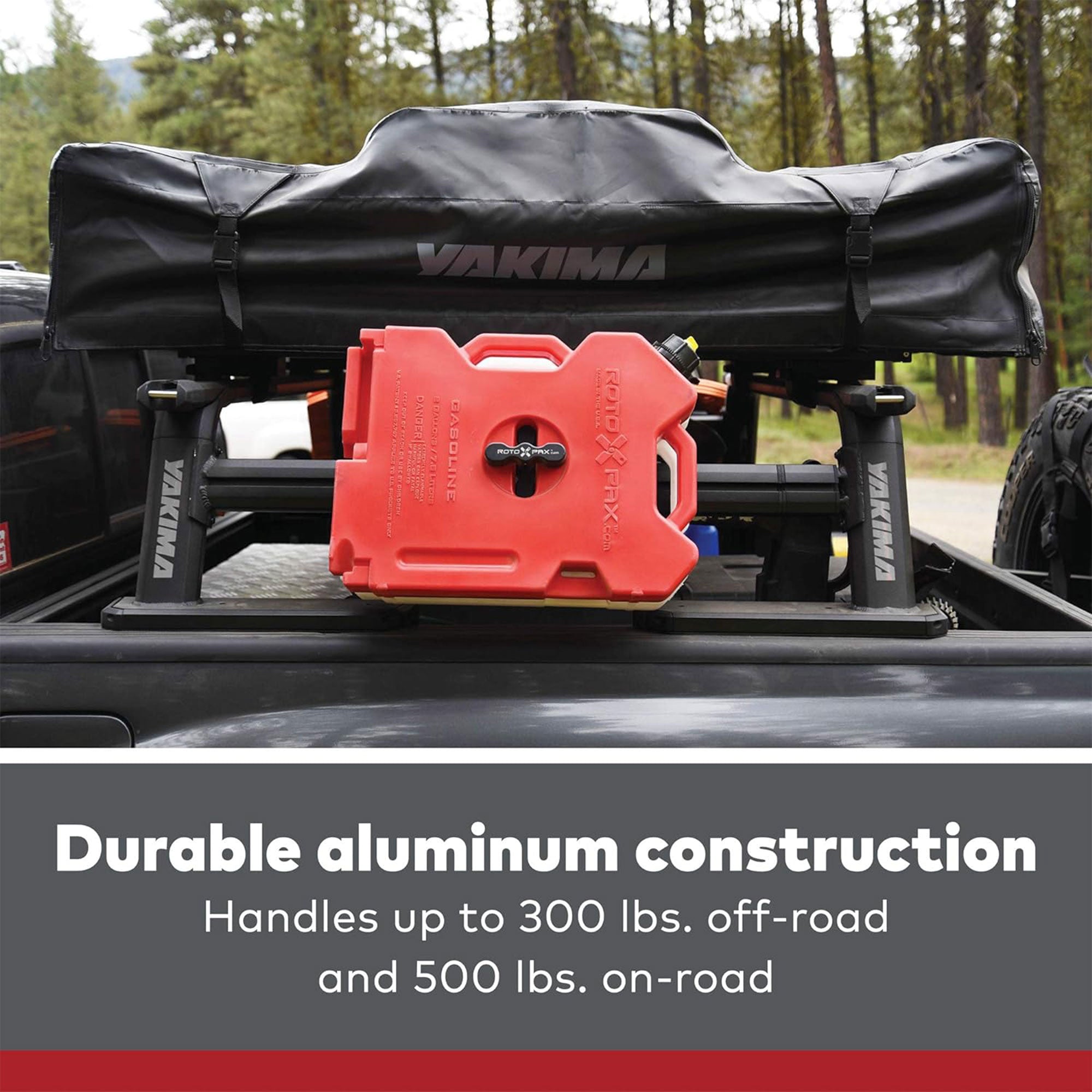 Yakima OutPost HD (Towers Only) Heavy Duty Truck Bed Rack, Black (Open Box) - VMInnovations