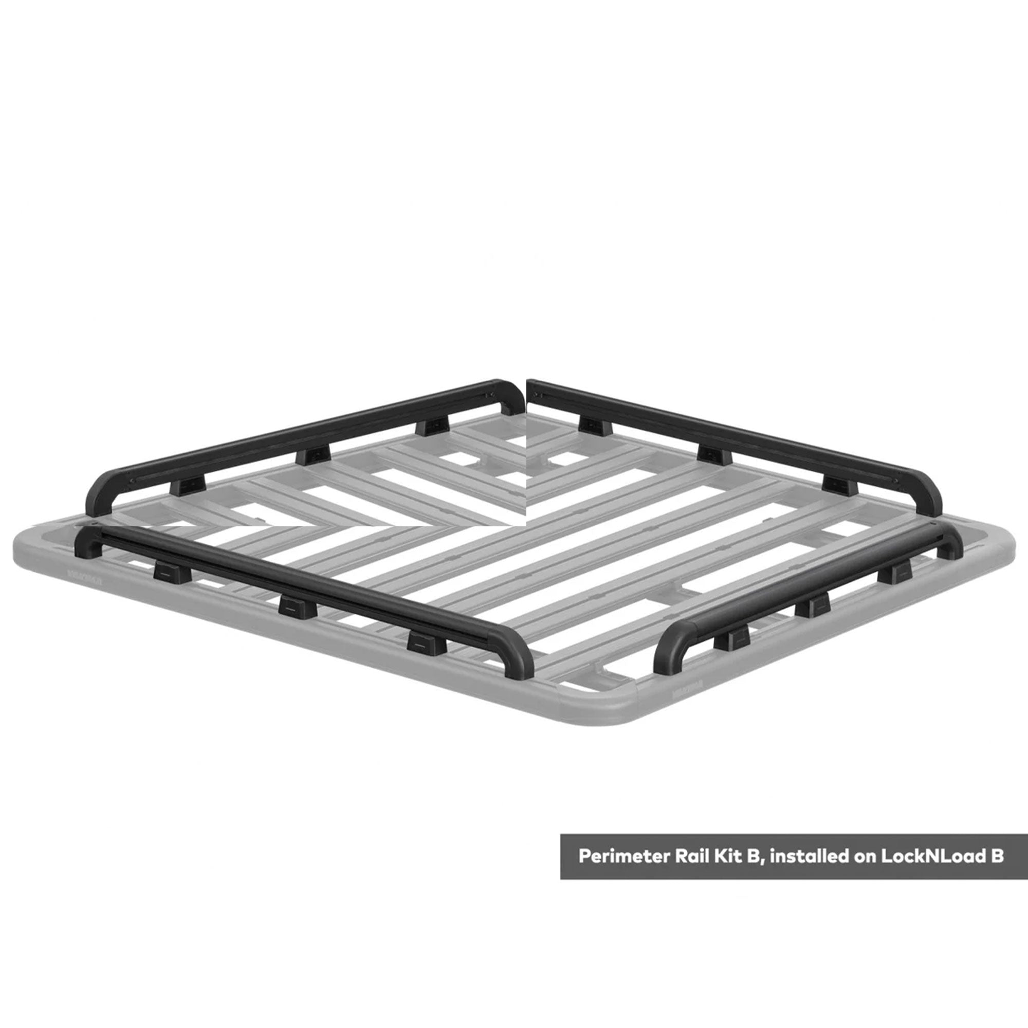 YAKIMA 60"x54" LockNLoad Perimeter Raised Rail Kit for Roof Rack, 4 Rails (Used) - VMInnovations