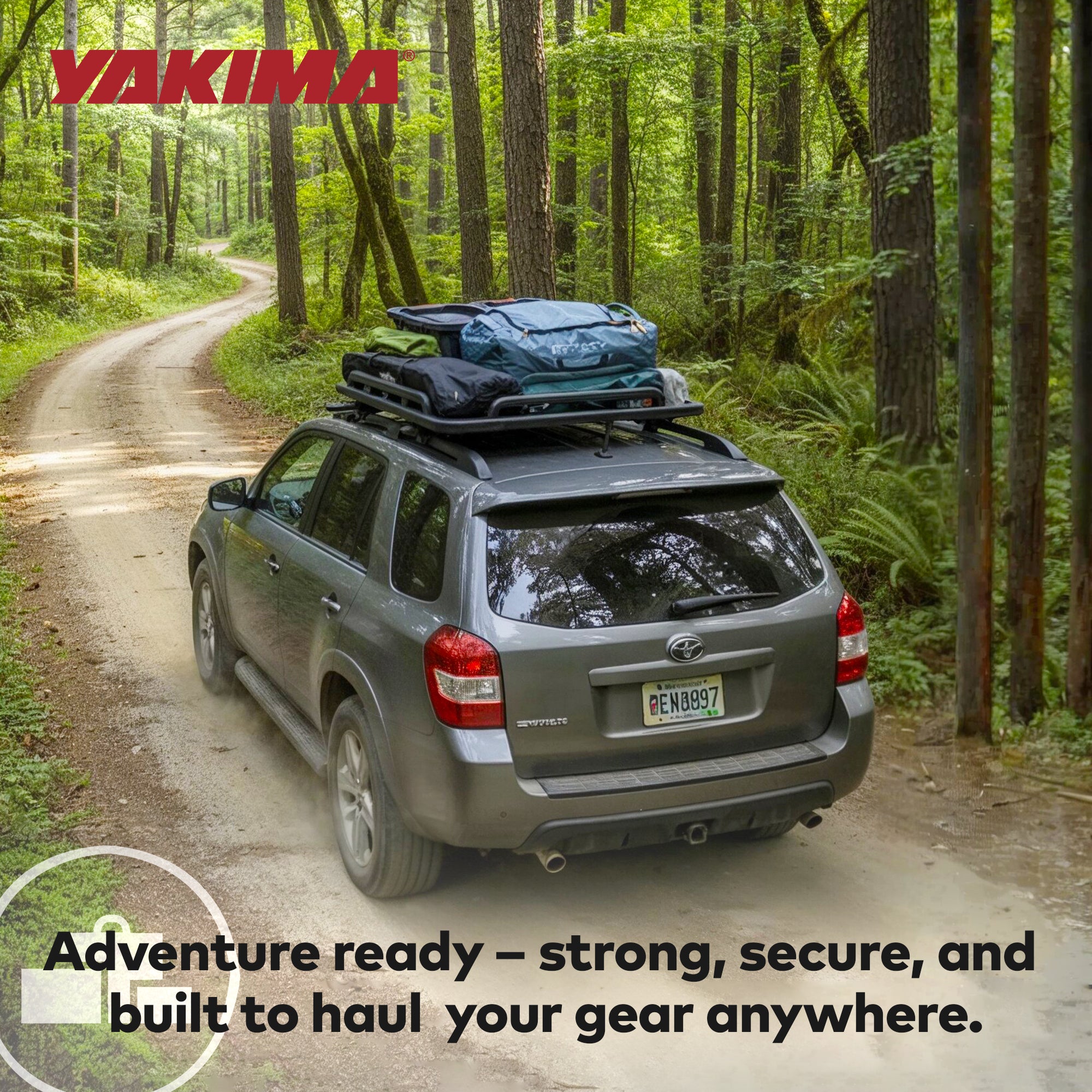 YAKIMA 55x49" LockNLoad Perimeter Raised Rail Kit for RoofRack 4 Rails(Open Box) - VMInnovations