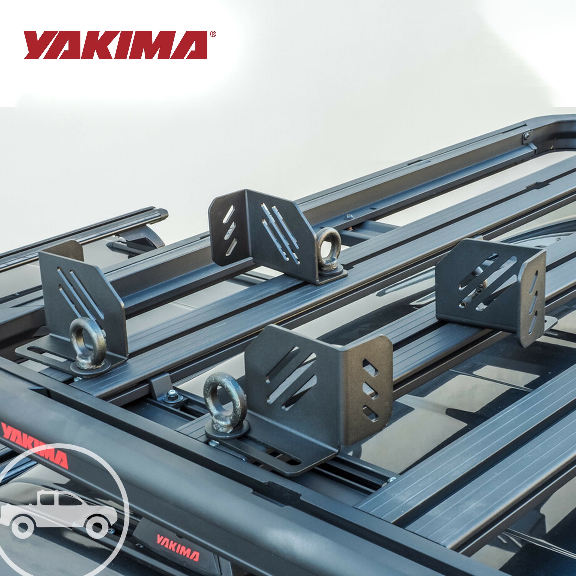 YAKIMA LockNLoad Platform Corner Bracket Kit with T Slot Braces, Set of 4 (Used) - VMInnovations