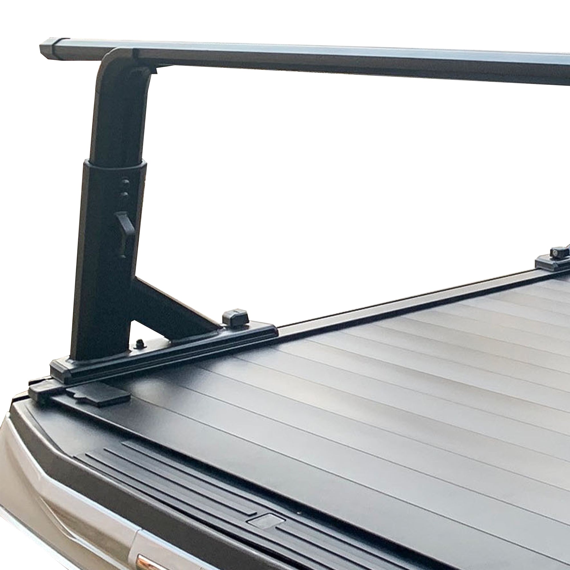 Yakima Aluminum OverHaul HD Towers with Tonneau Kit Mounting Hardware, Black - VMInnovations