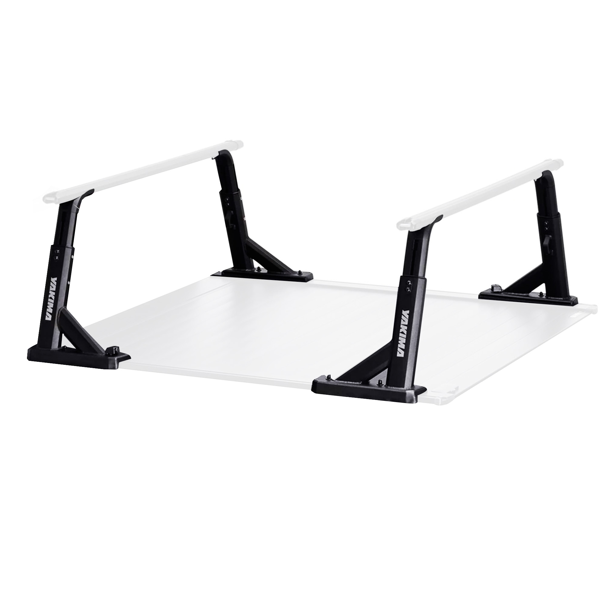 Yakima Aluminum OverHaul HD Towers with Tonneau Kit Mounting Hardware, Black - VMInnovations