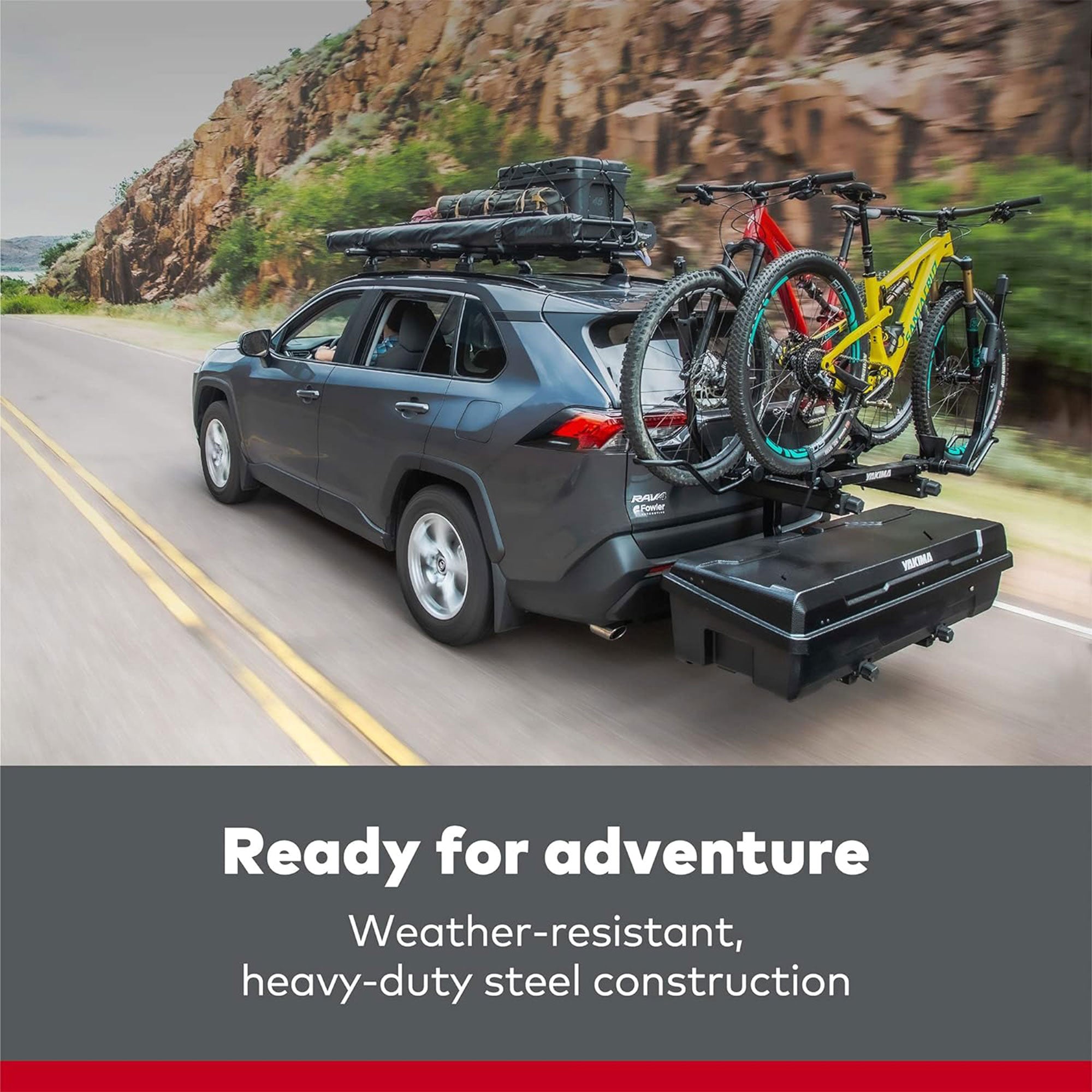 Yakima EXO Sturdy Heavy Duty Alloy Steel Cargo Basket Mount, Black (Used) - VMInnovations
