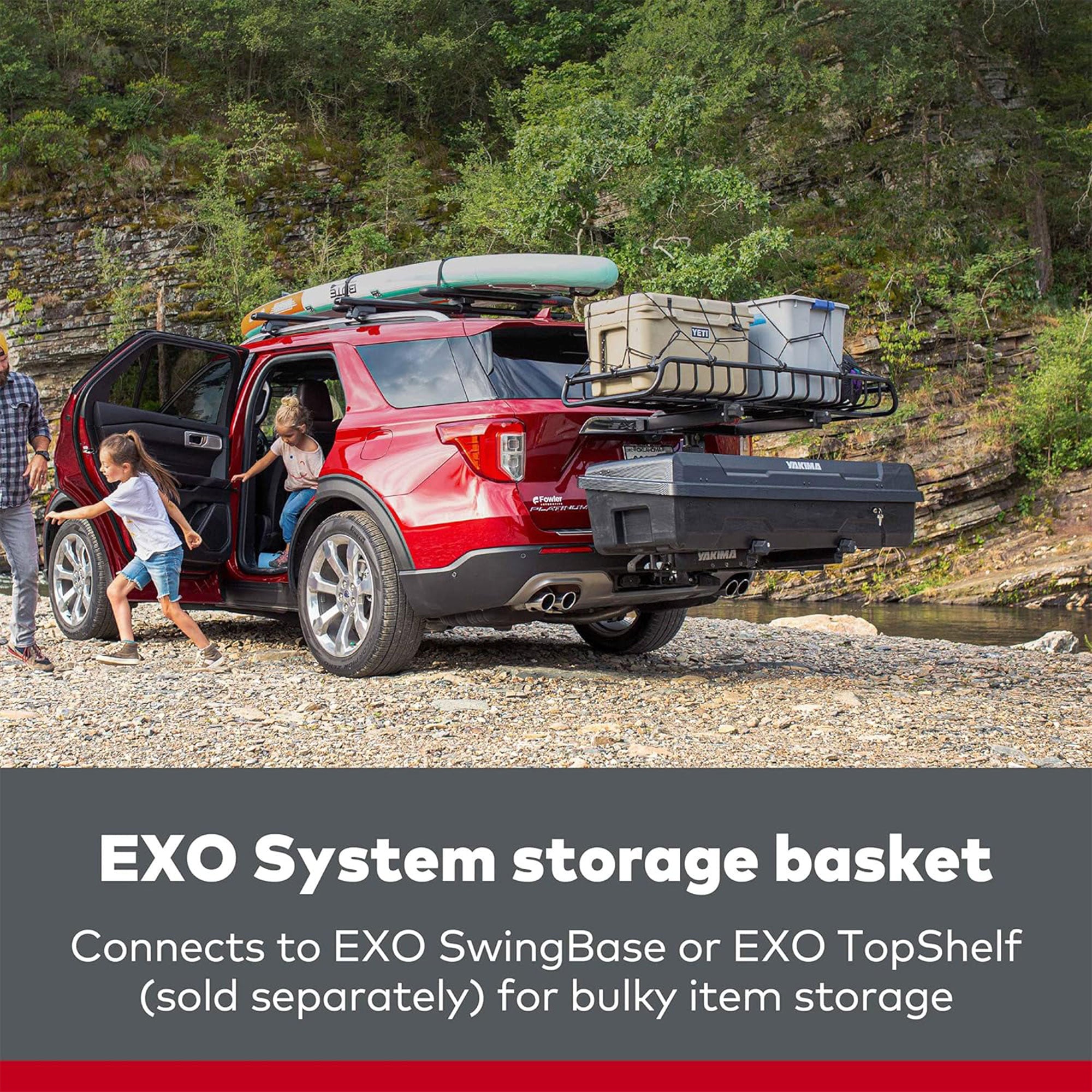 Yakima EXO Sturdy Heavy Duty Alloy Steel Cargo Basket Mount, Black (Used) - VMInnovations