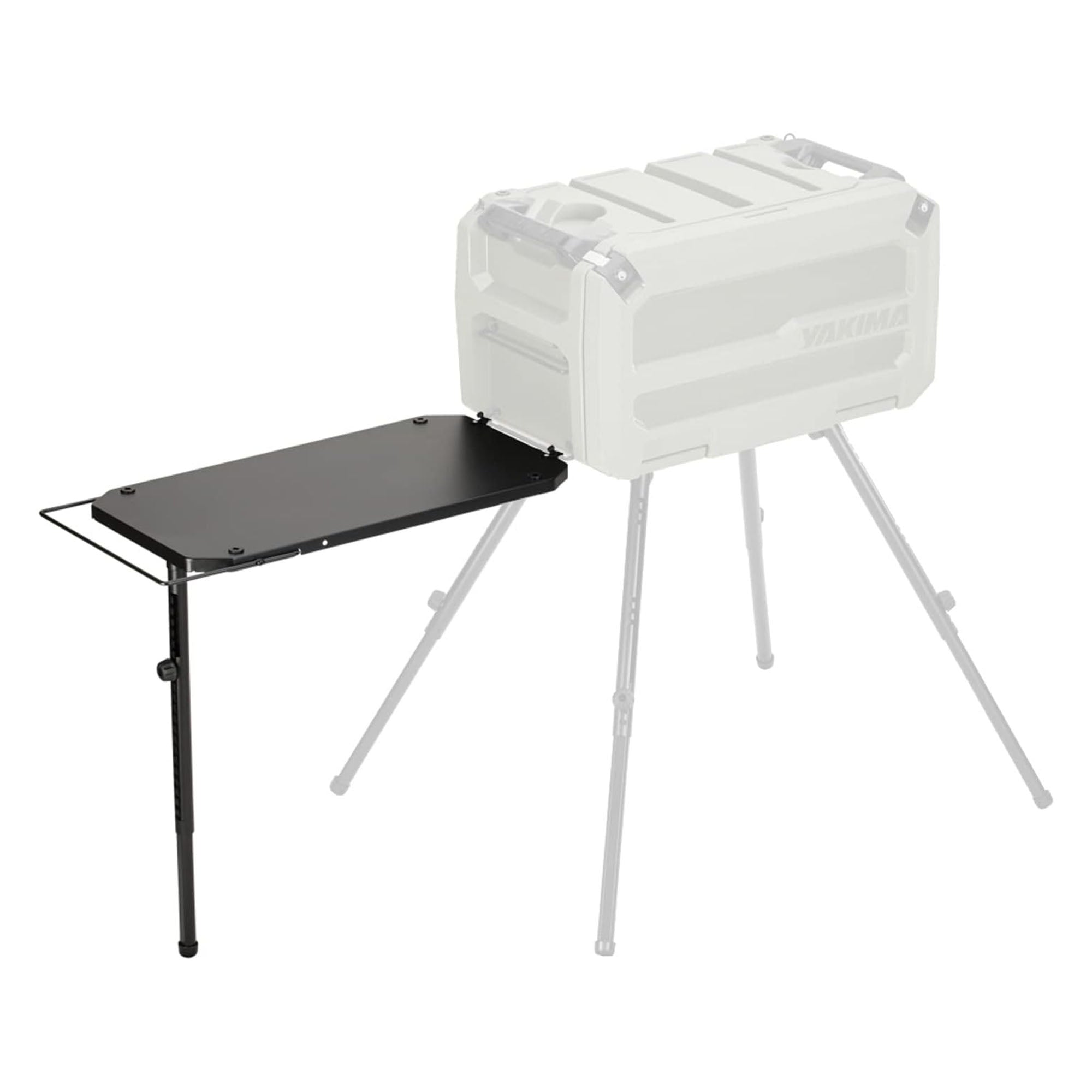Yakima EXO OpenRange 16 x 31 in. Metal Side Table for Stove Propane Tanks, Black - VMInnovations