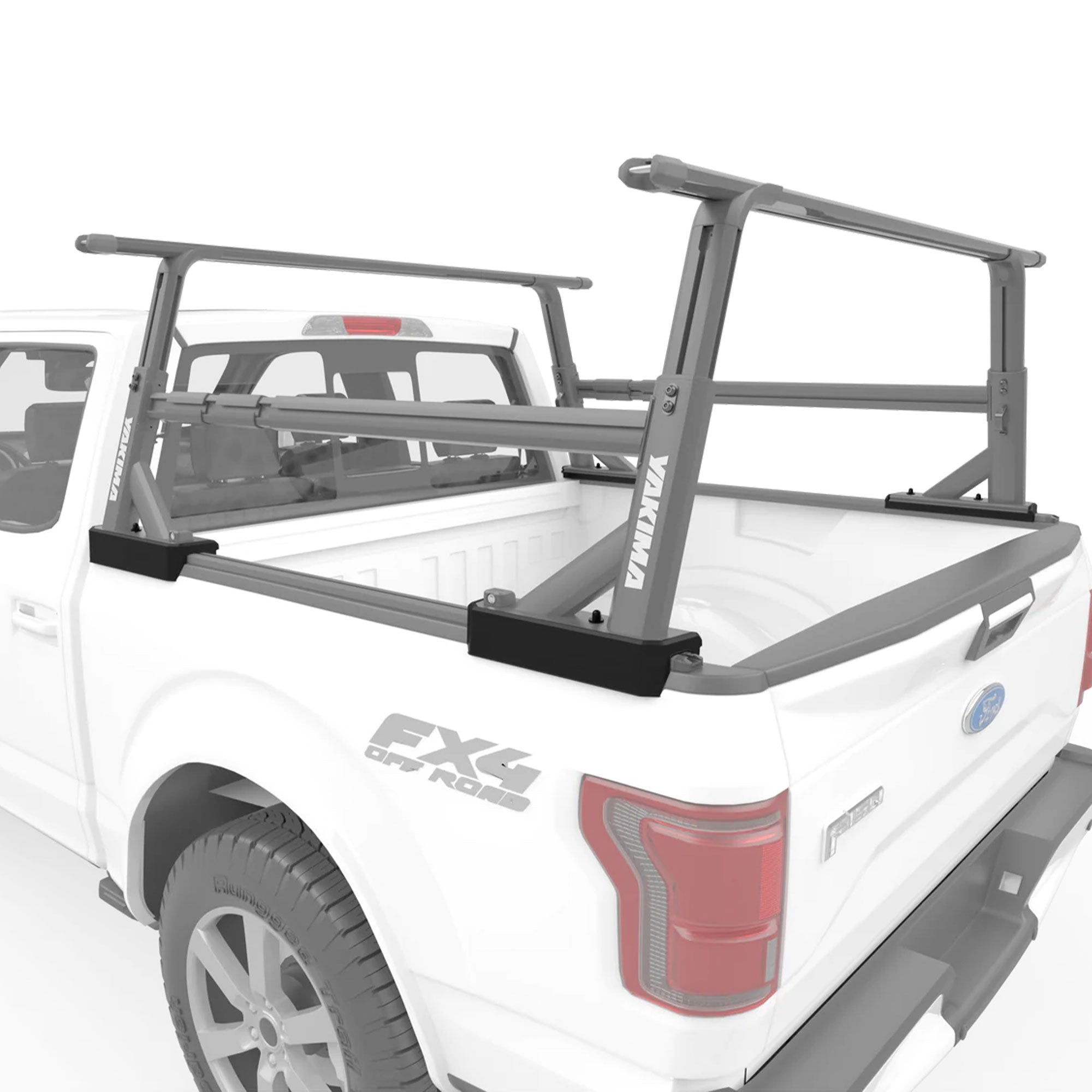YAKIMA Truck Bed Track HD Kit for OverHaul HD & OutPost HD (2Pc), Black (Used) - VMInnovations