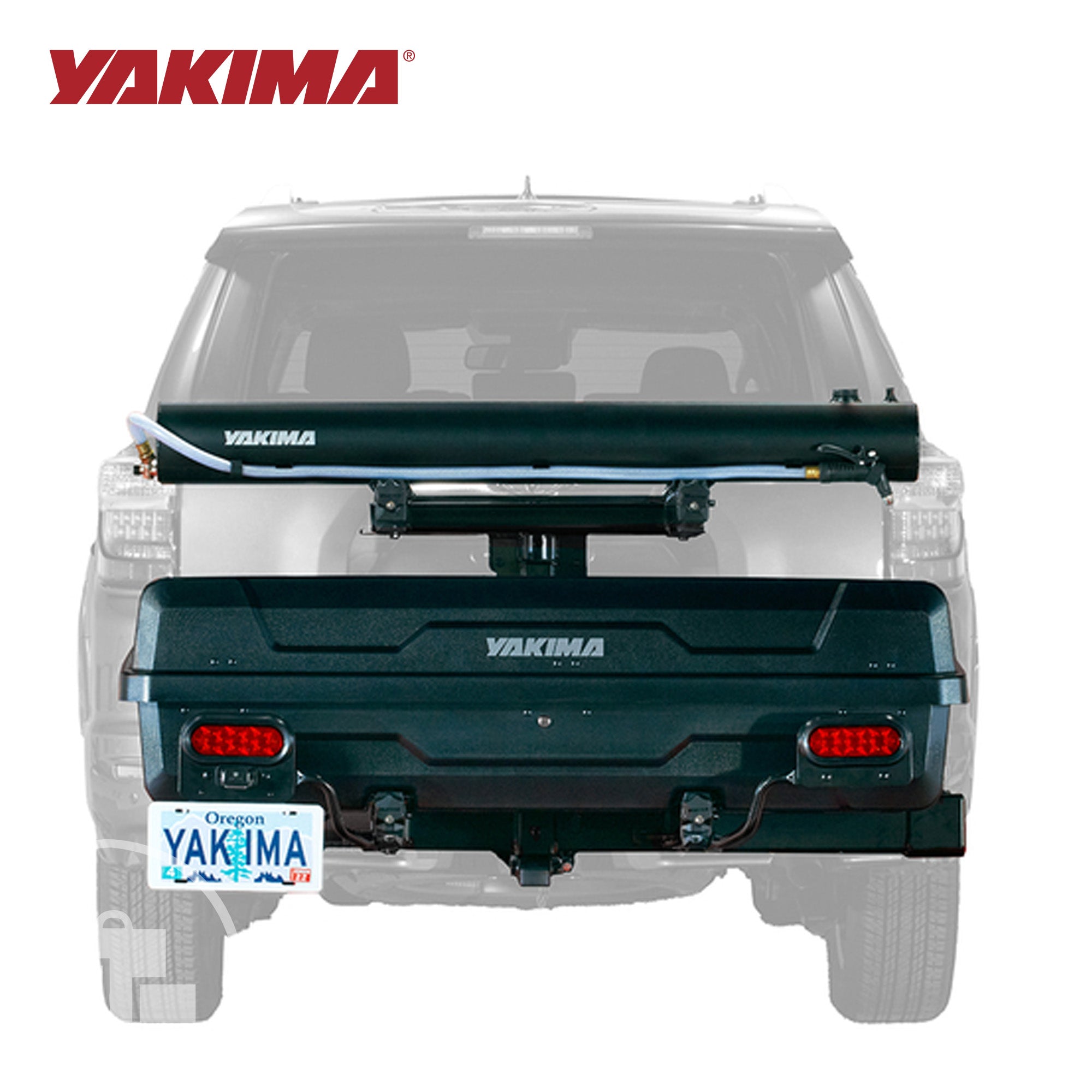 YAKIMA EXO Modern RoadShower Alloy Steel Powder Coated Finish Adaptor Kit, Black - VMInnovations