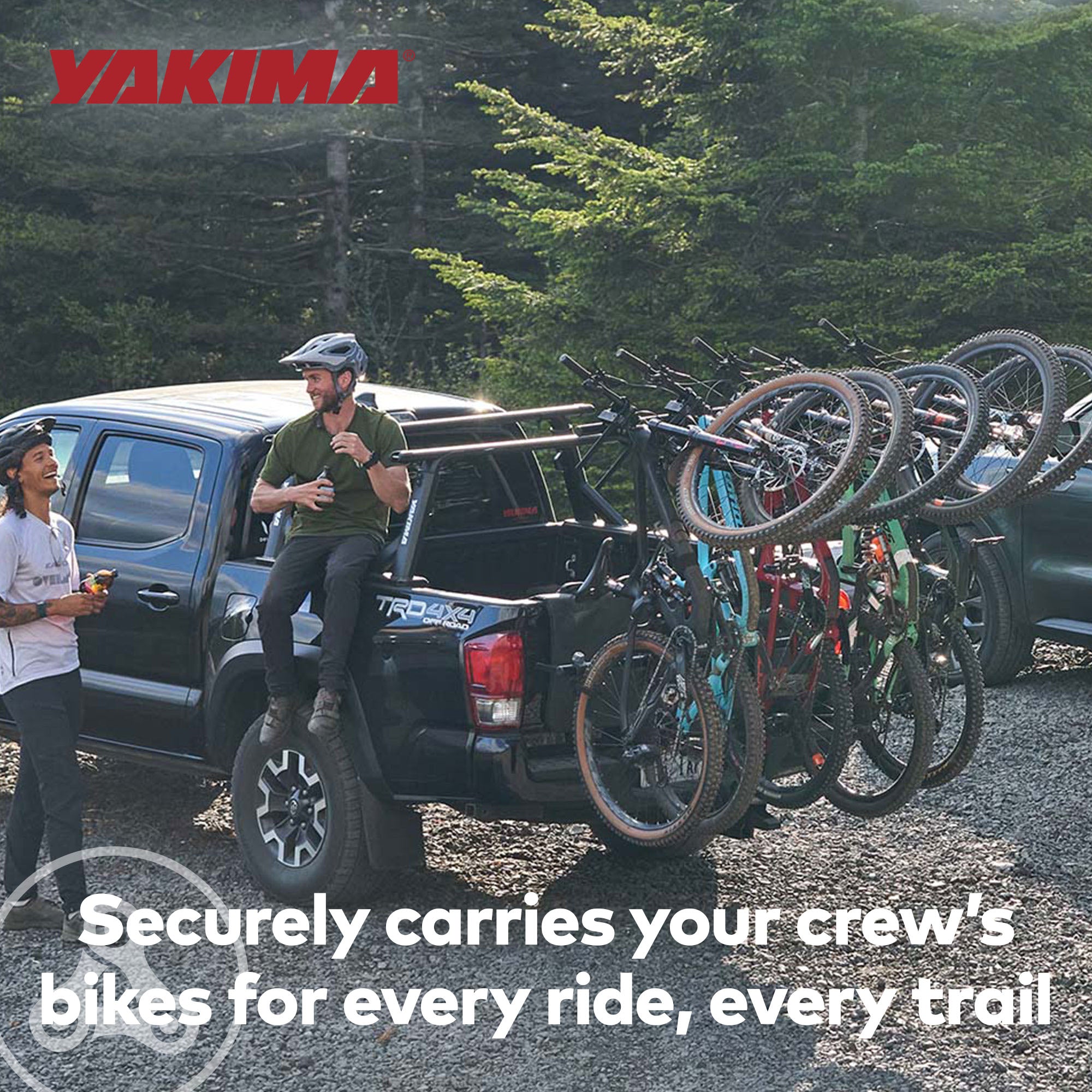 Yakima HangTight 6 Vertical Hanging Hitch Bike Rack for 2 Inch Hitch Receivers - VMInnovations