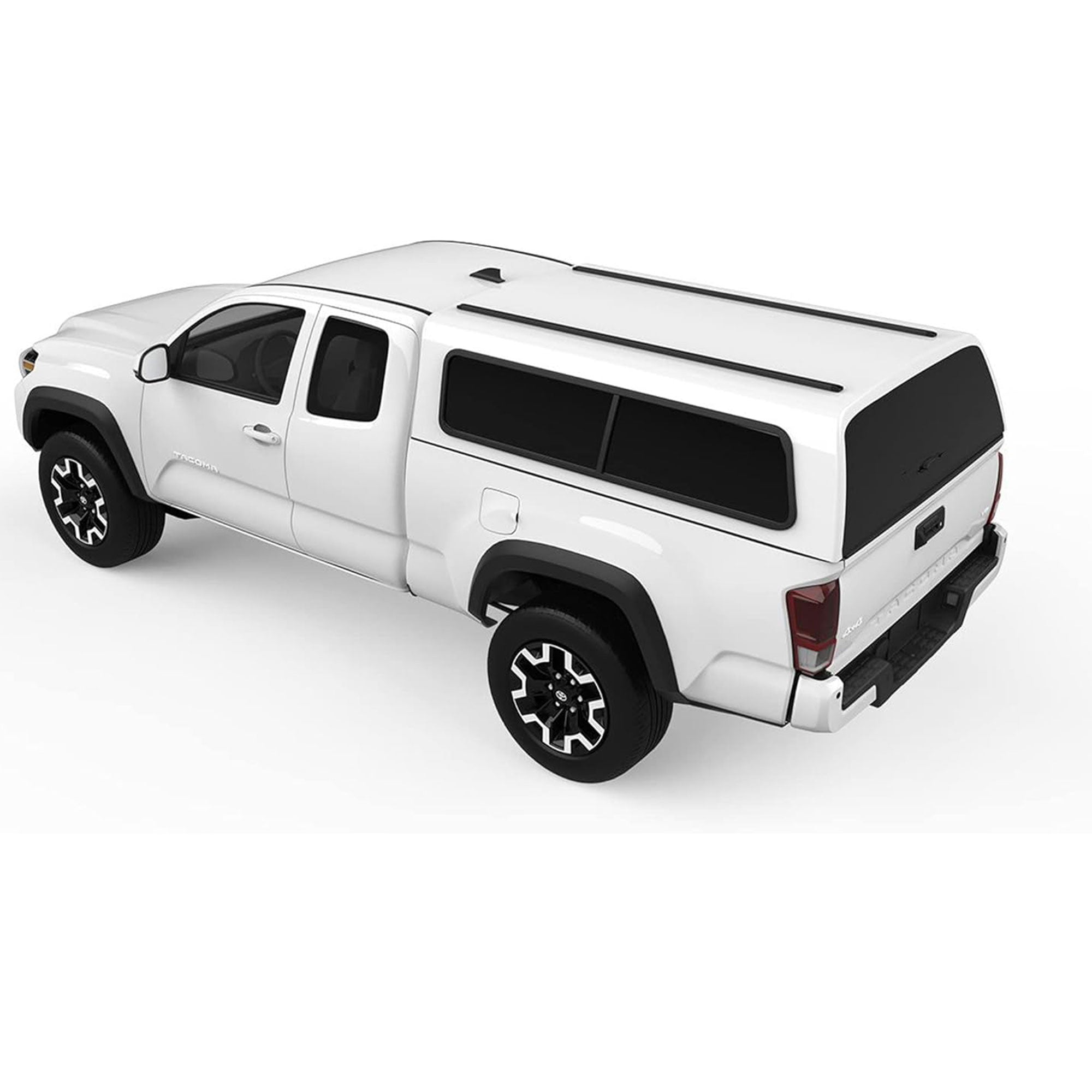 Yakima HD Track 60 Inch Car Roof Top Rack Mounting System with CapNuts, Black - VMInnovations