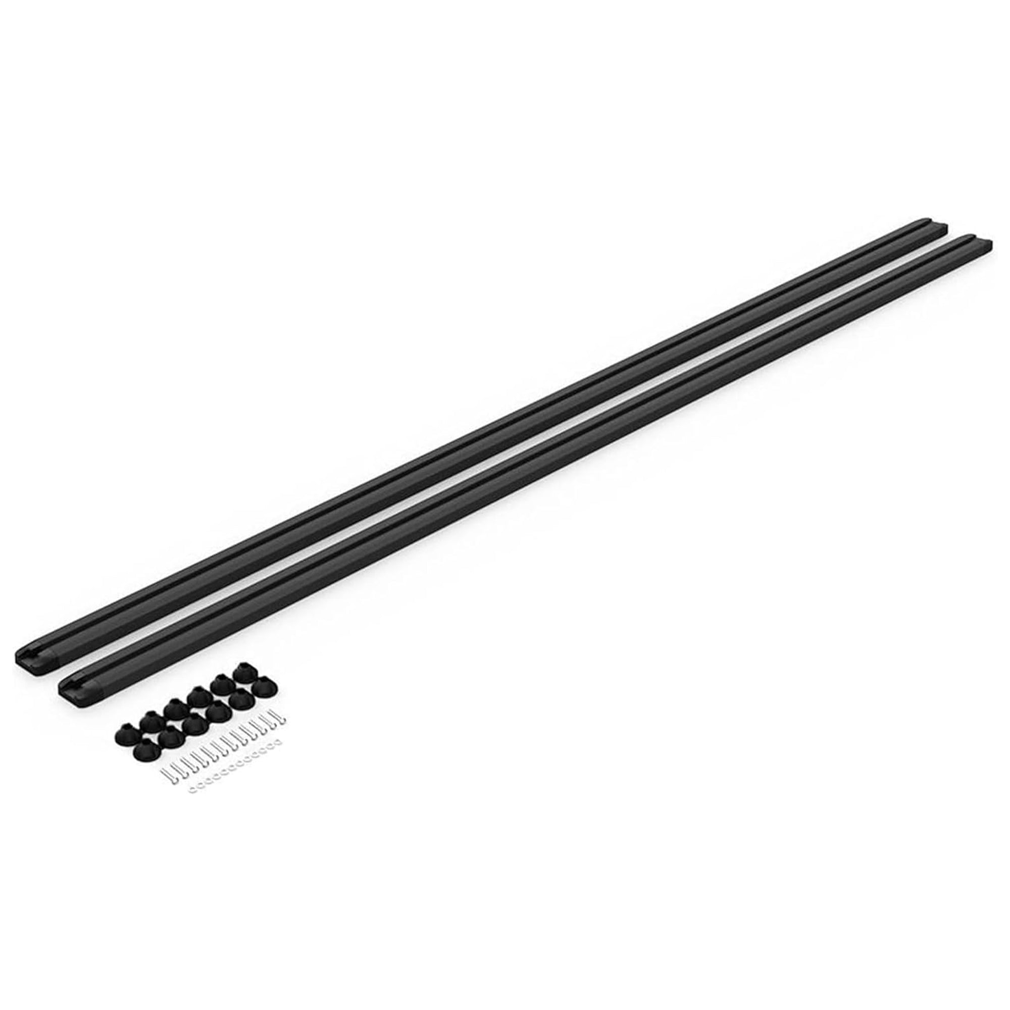 Yakima HD Track 60 Inch Car Roof Top Rack Mounting System with CapNuts, Black - VMInnovations