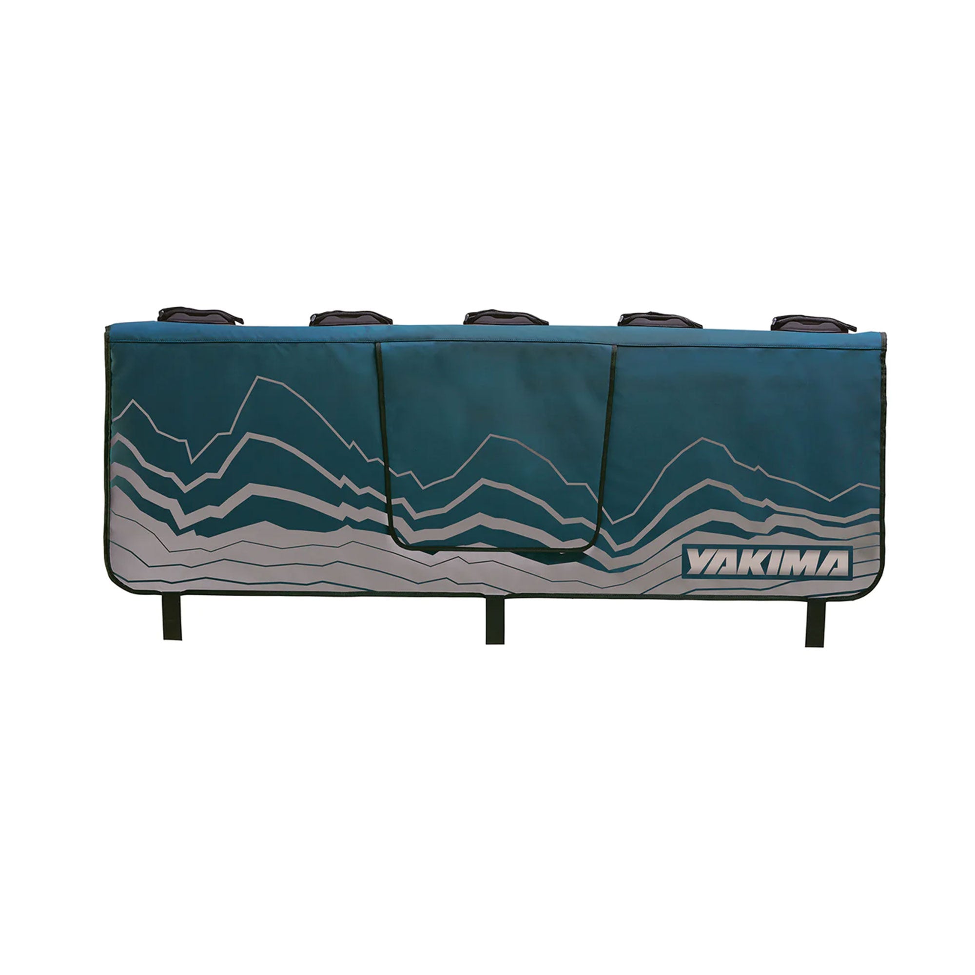 Yakima GateKeeper Full Size Truck Bed Medium Tailgate Bike Pad, Cascade Blue - VMInnovations