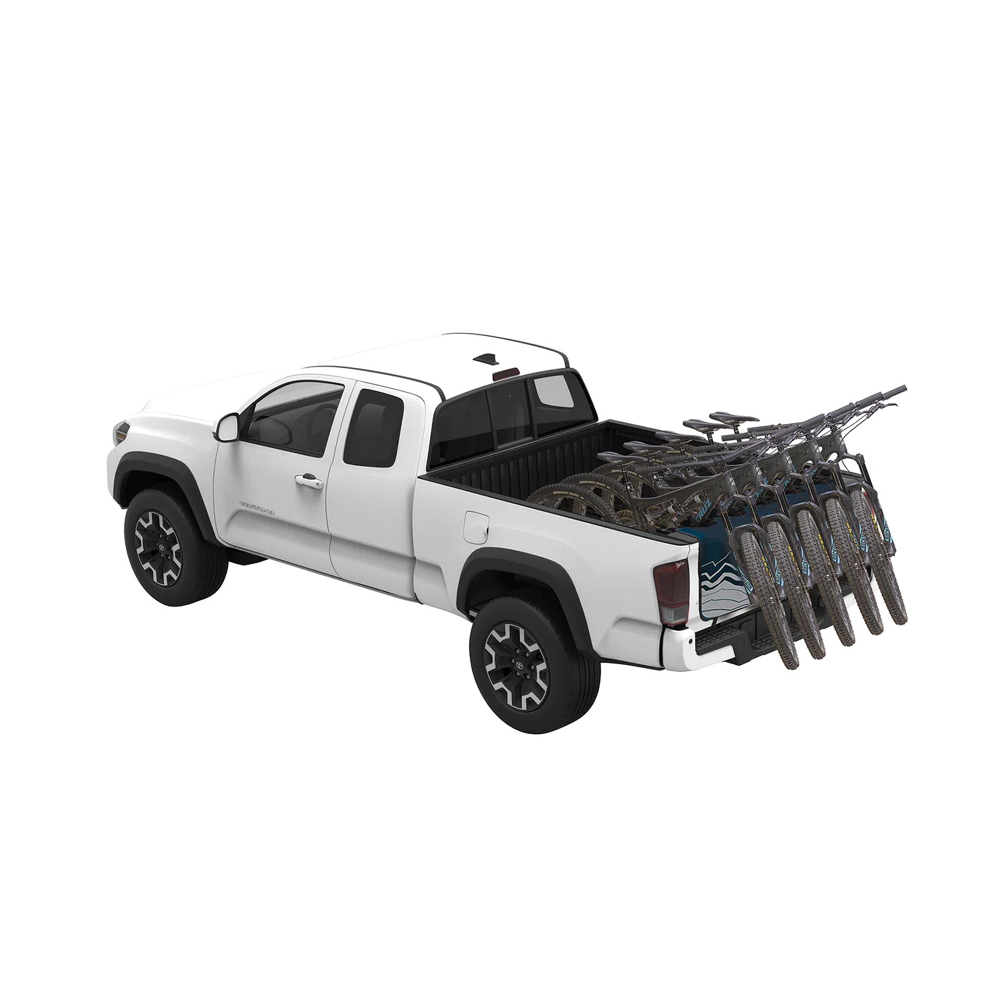 Yakima GateKeeper Full Size Truck Bed Medium Tailgate Bike Pad, Cascade Blue - VMInnovations