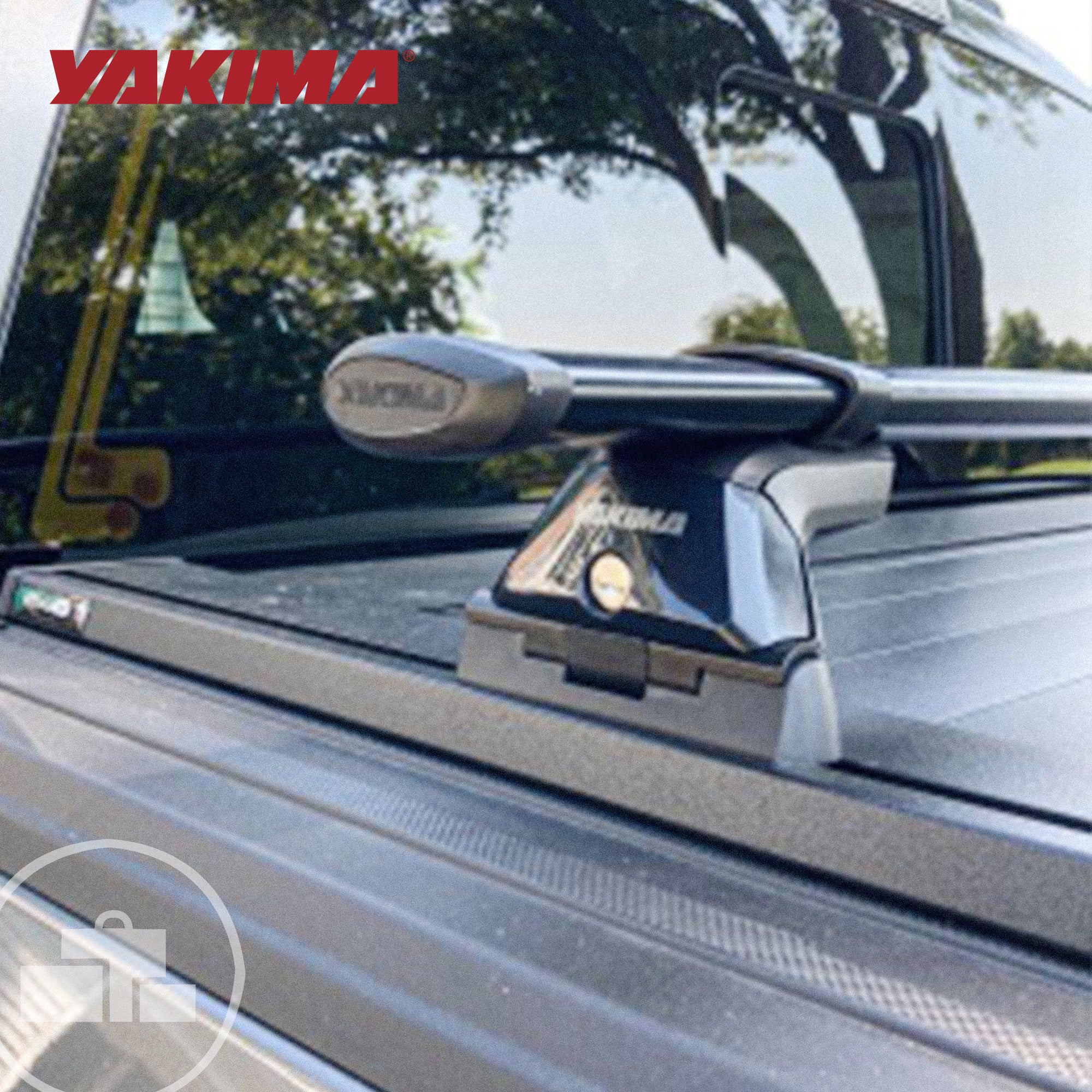 YAKIMA Landing Pad 26 220 Pound Capacity Fixed Point Tower Installation, Black - VMInnovations