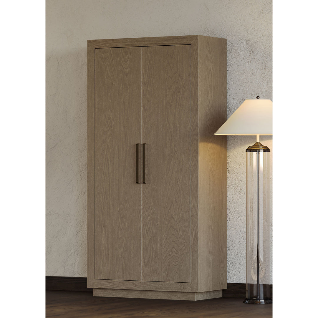 Maven Lane Uma Contemporary Wooden Cabinet in Refined Grey Finish - VMInnovations