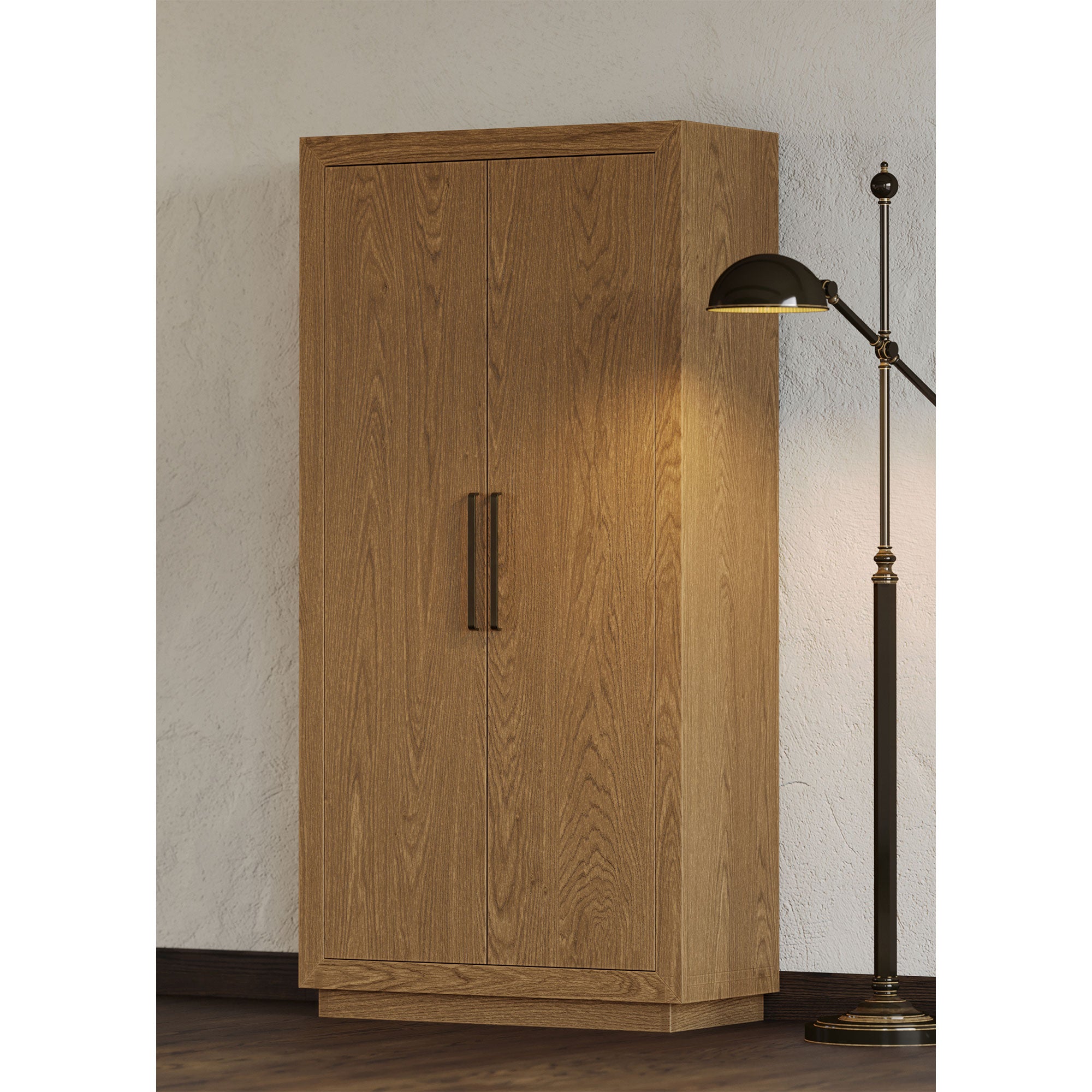 Maven Lane Uma Contemporary Wooden Cabinet in Refined Natural Finish - VMInnovations