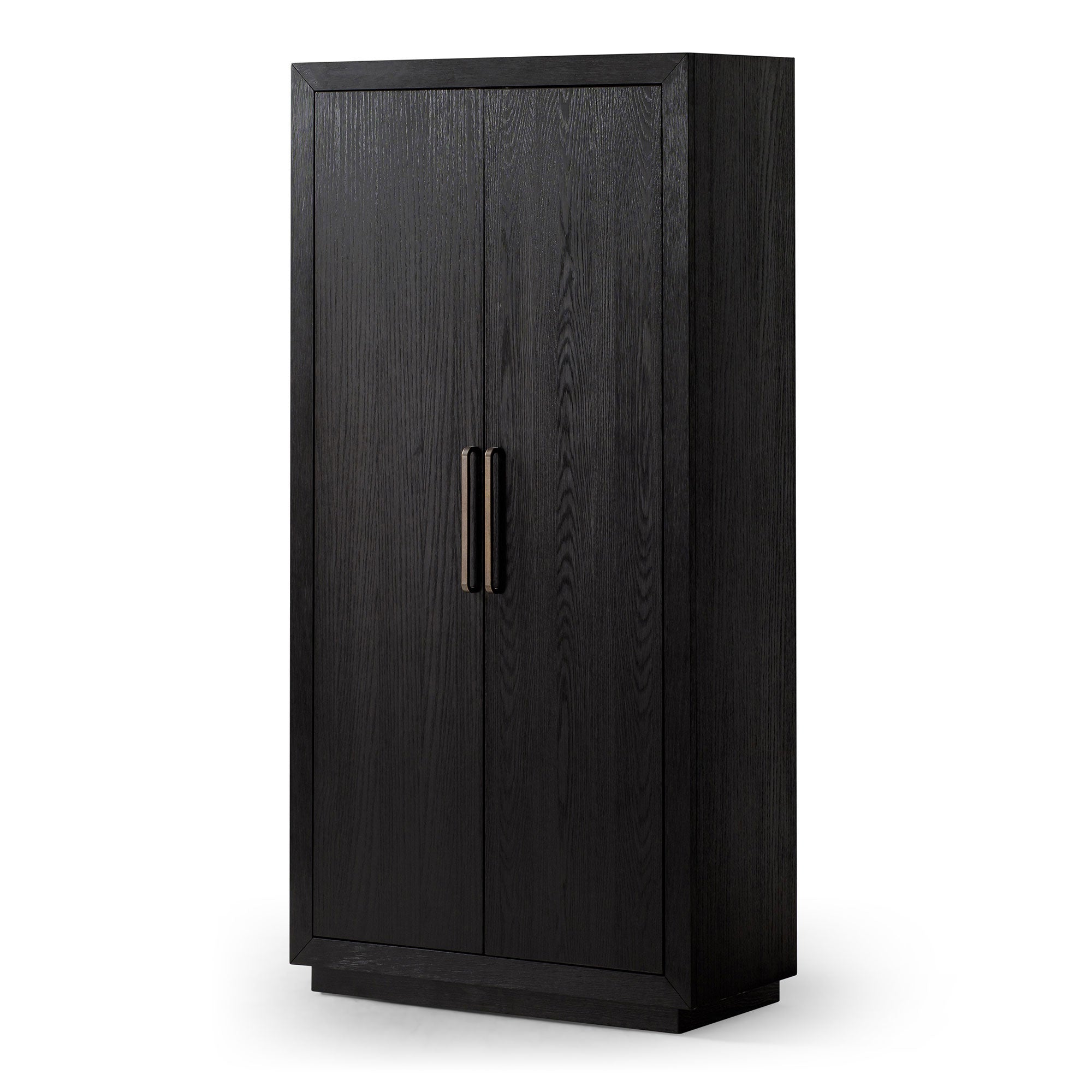 Maven Lane Uma Contemporary Wooden Cabinet in Refined Black Finish - VMInnovations