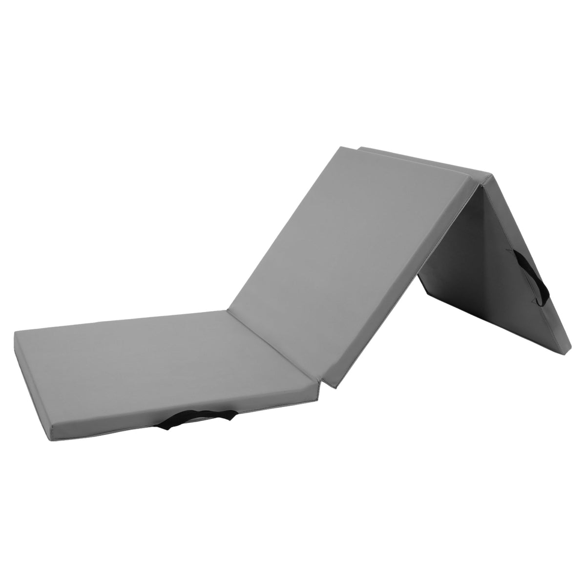 BalanceFrom GoGym 6 'x 2' x 1.5" Folding 3 Panel Exercise Gym Mat,Gray(Open Box)