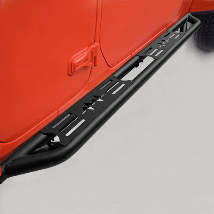 AMERICAN MODIFIED Side Step Bars Lightning Style for 18 to 23 Jeep Wrangler JL - VMInnovations