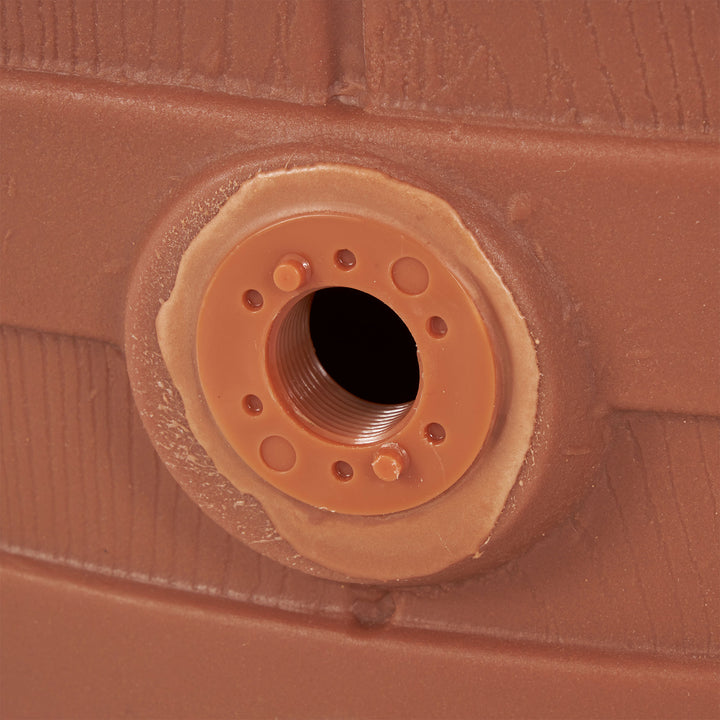 Good Ideas Rain Wizard Storage 50 Gallon Rain Barrel, Terra Cotta, (2 Pack) - VMInnovations