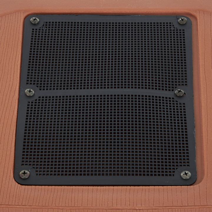 Good Ideas Rain Wizard Storage 50 Gallon Rain Barrel, Terra Cotta, (3 Pack) - VMInnovations