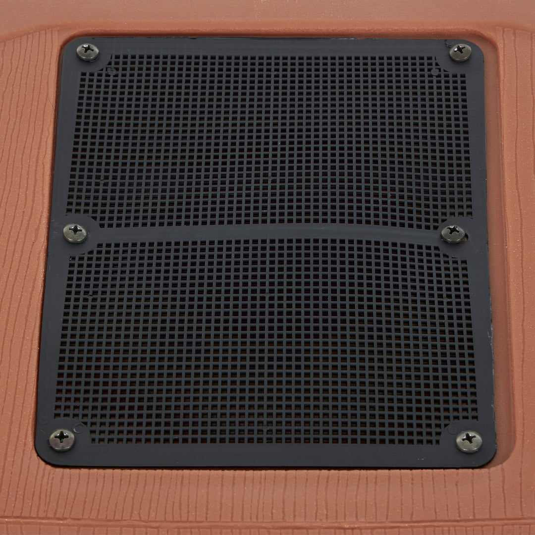 Good Ideas Rain Wizard Storage 50 Gallon Rain Barrel, Terra Cotta, (4 Pack) - VMInnovations