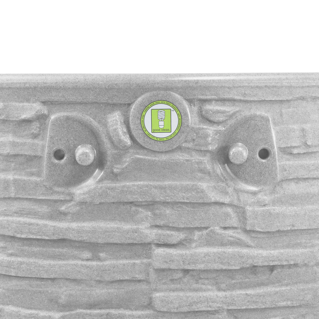 Good Ideas Impressions Riverwalk 50 Gallon Rain Saver, Light Granite (3 Pack) - VMInnovations