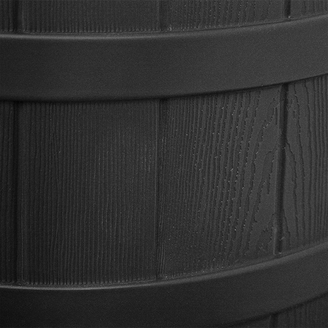 Good Ideas Rain Wizard 40 Gallon Capacity Plastic Rain Barrel, Black (2 Pack) - VMInnovations