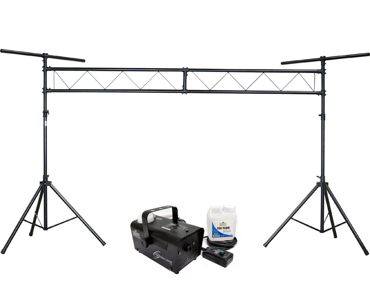 CHAUVET Hurricane H700 Fog/ Smoke Pro Machine H-700 + CH-31 DJ Truss Light Stand