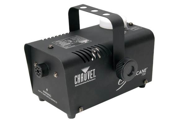 4 CHAUVET Hurricane H700 Fog/Smoke Machines H-700 + 8 CH-730 Mini Strobe Lights
