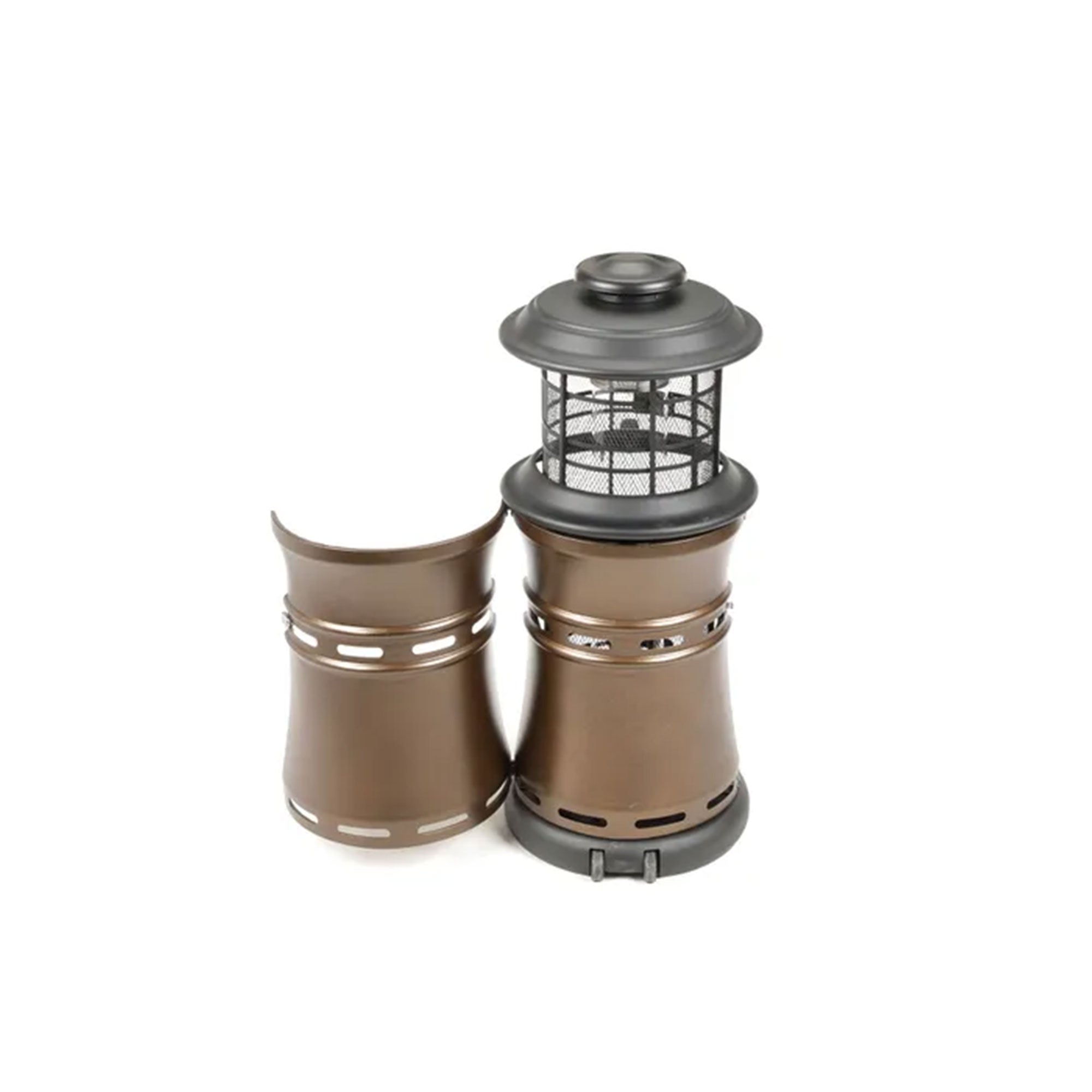 Four Seasons Courtyard Inferno 36,000 BTU Steel Outdoor Patio Heater, Bronze - VMInnovations