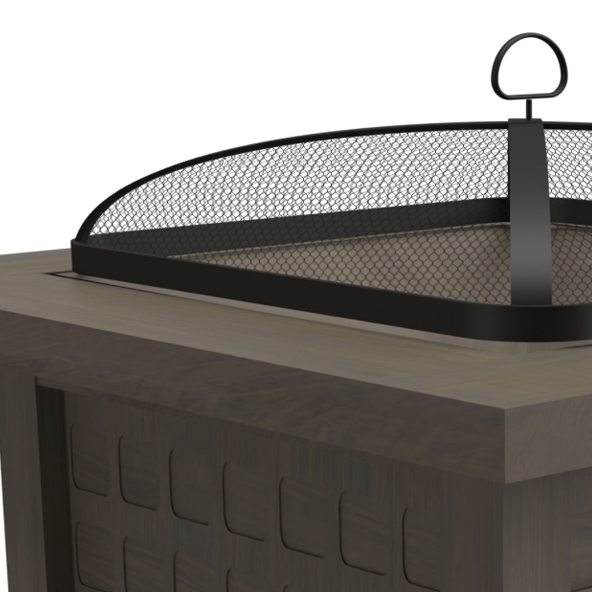 Four Seasons Courtyard Antique Wood Burning Fire Pit with Slate Top(For Parts) - VMInnovations
