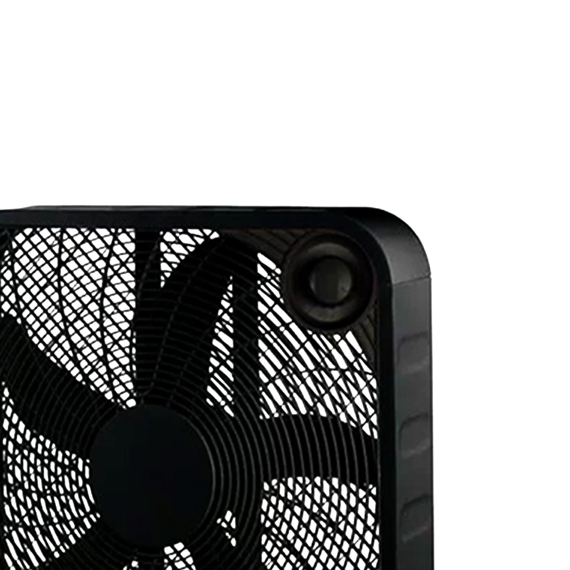 HomePointe 20" Indoor Sleek Plastic Box Fan with 3 Speed Settings, Black (Used) - VMInnovations