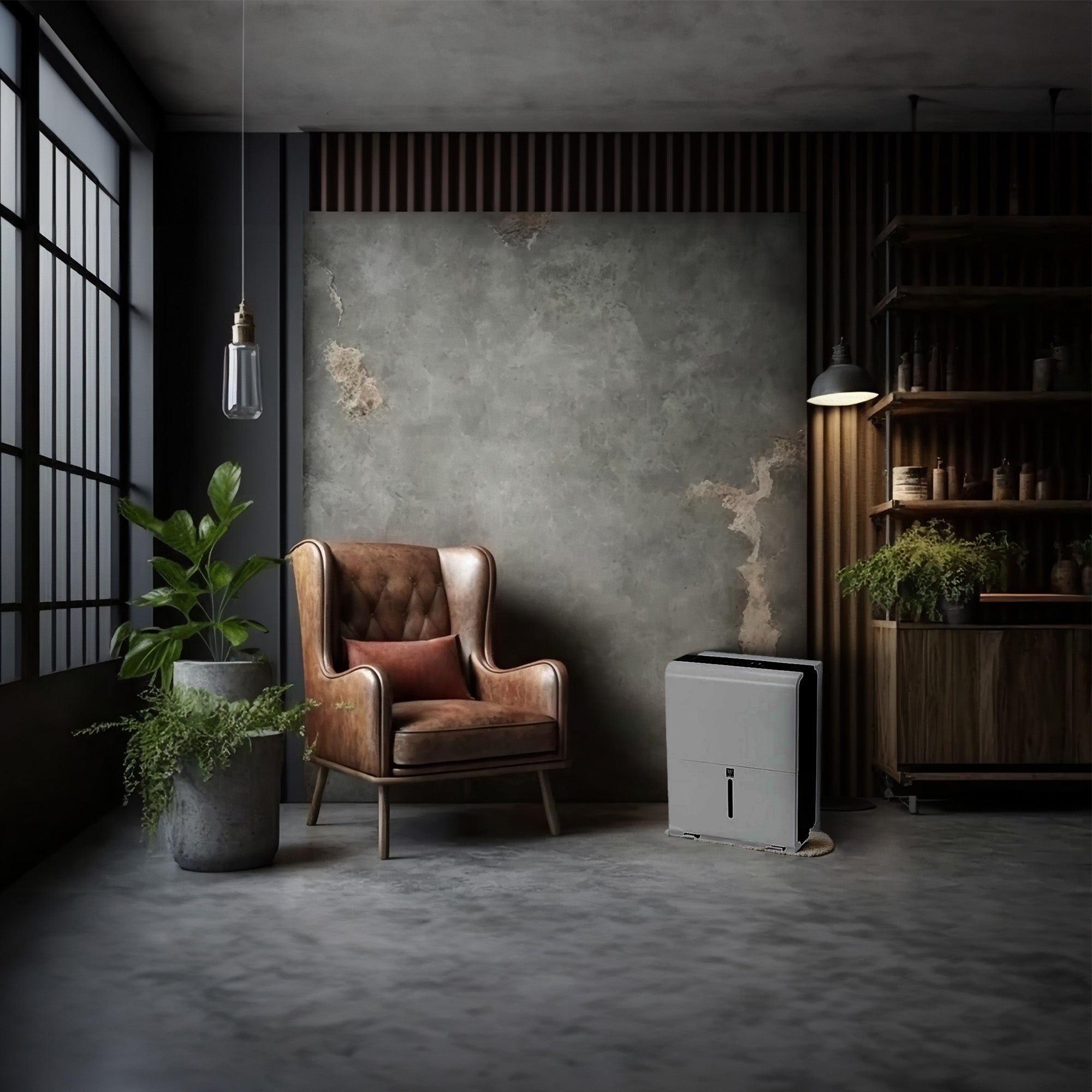 HomePointe 35 Pint 3,000 Square Feet Home Dehumidifier w/ Adjustable Thermostat - VMInnovations