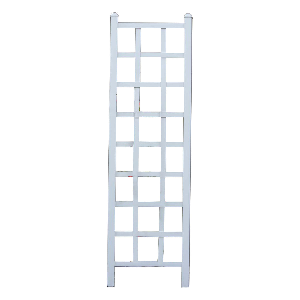 Dura-Trel 22 x 75 Inch PVC Vinyl Outdoor Garden Patio Trellis, White (For Parts)