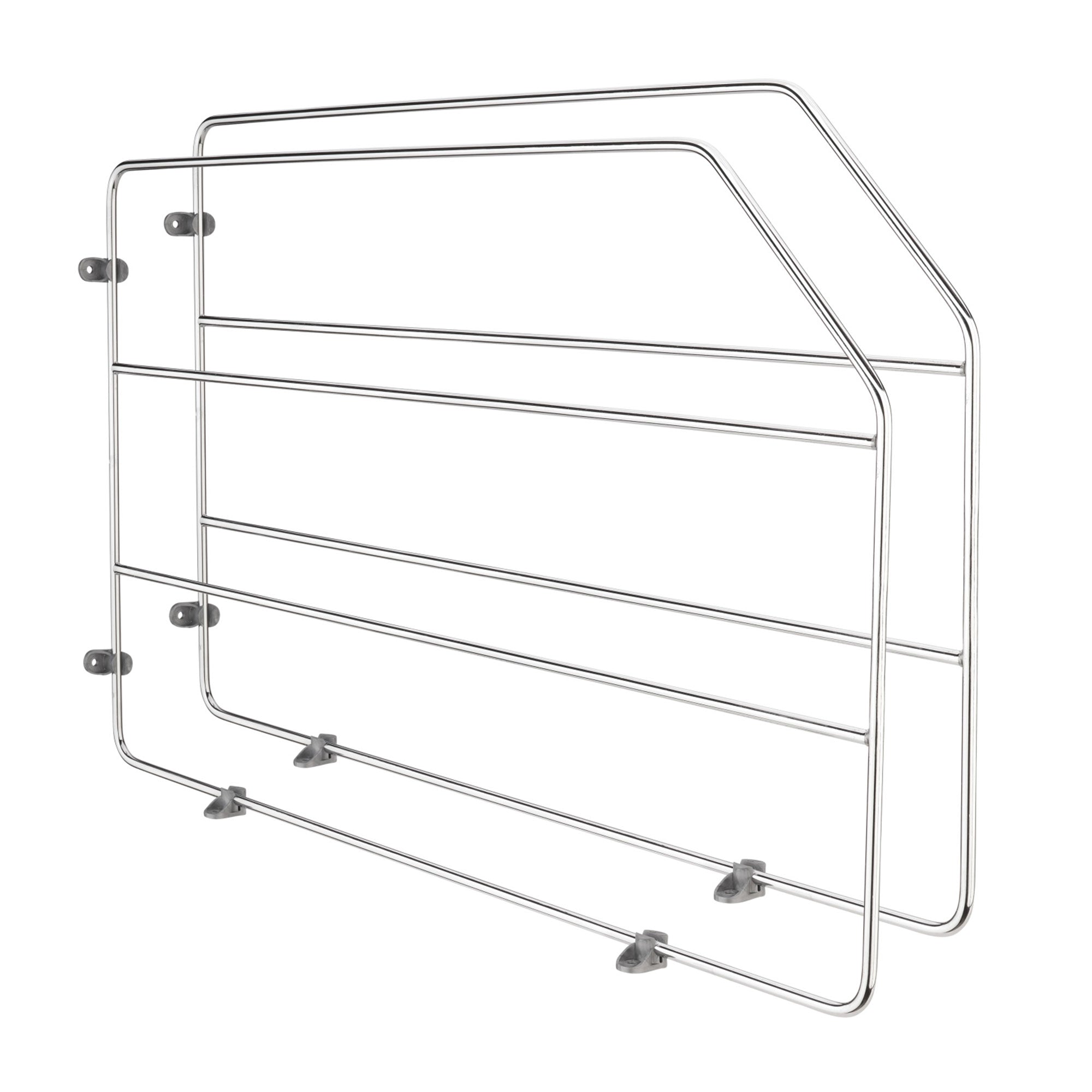 Rev-A-Shelf 12" Bakeware Divider for Wall/Base Cabinets, Chrome, 597-12CR-2-1 - VMInnovations