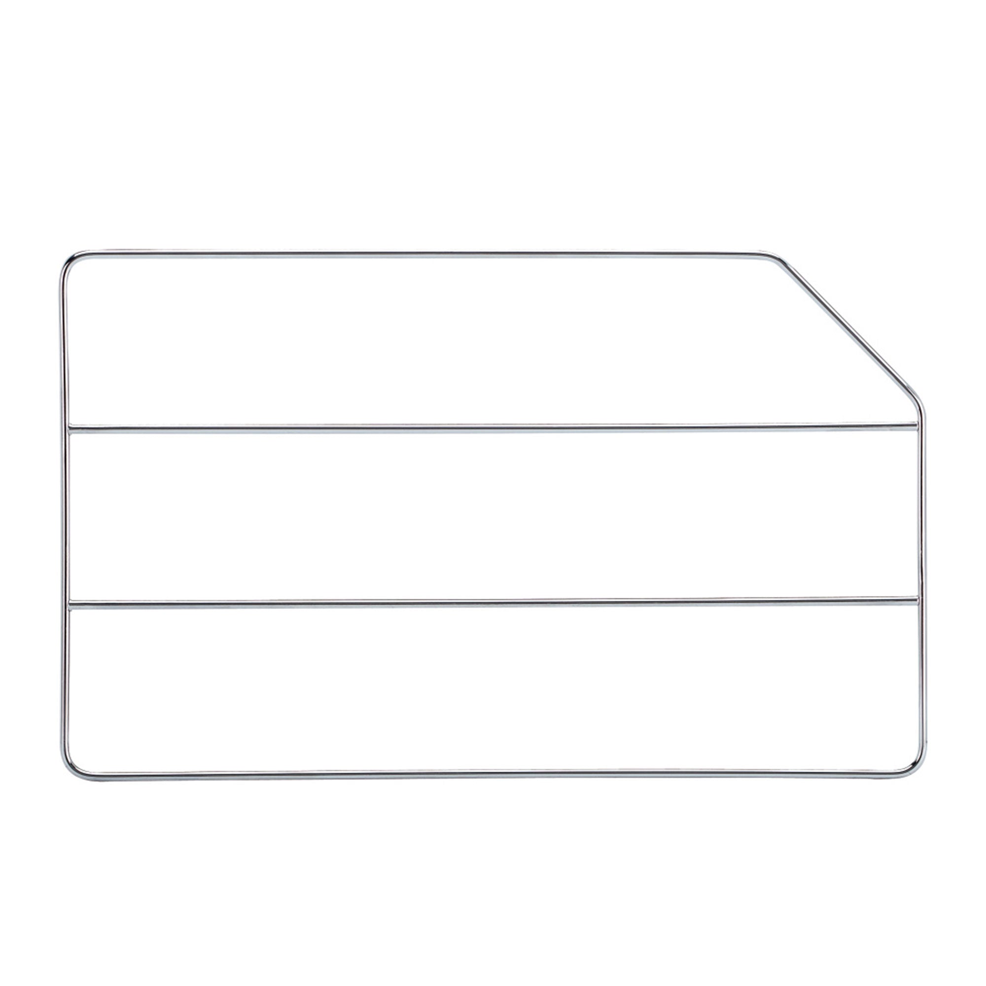 Rev-A-Shelf 12" Bakeware Divider for Wall/Base Cabinets, Chrome, 597-12CR-2-1
